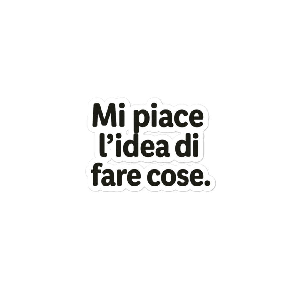 Sticker Mi Piace L'idea di fare cose-Sticker-Biiply-4″×4″-Biiply