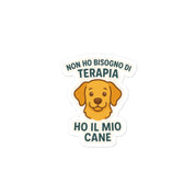 Sticker Non ho Bisogno di Terapia-Sticker-Biiply-4″×4″-Biiply