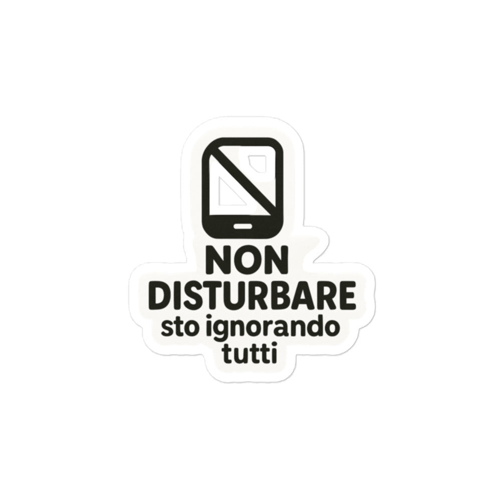 Sticker Non disturbare-Sticker-Biiply-4″×4″-Biiply