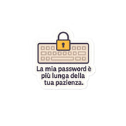 Sticker La Mia Password-Sticker-Biiply-4″×4″-Biiply