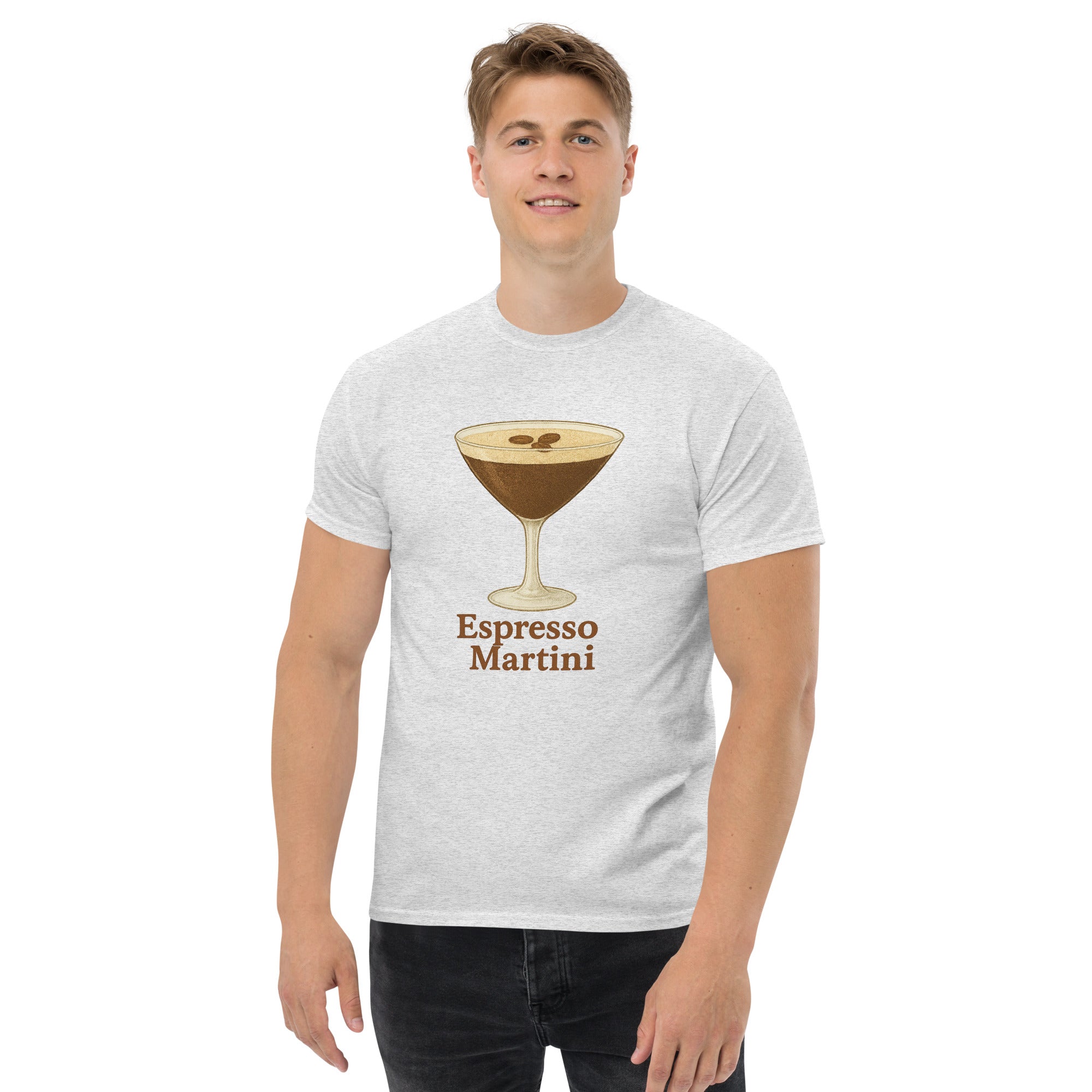 T-shirt Unisex Espresso Martini-DTG-Biiply-Cenere-S-Biiply