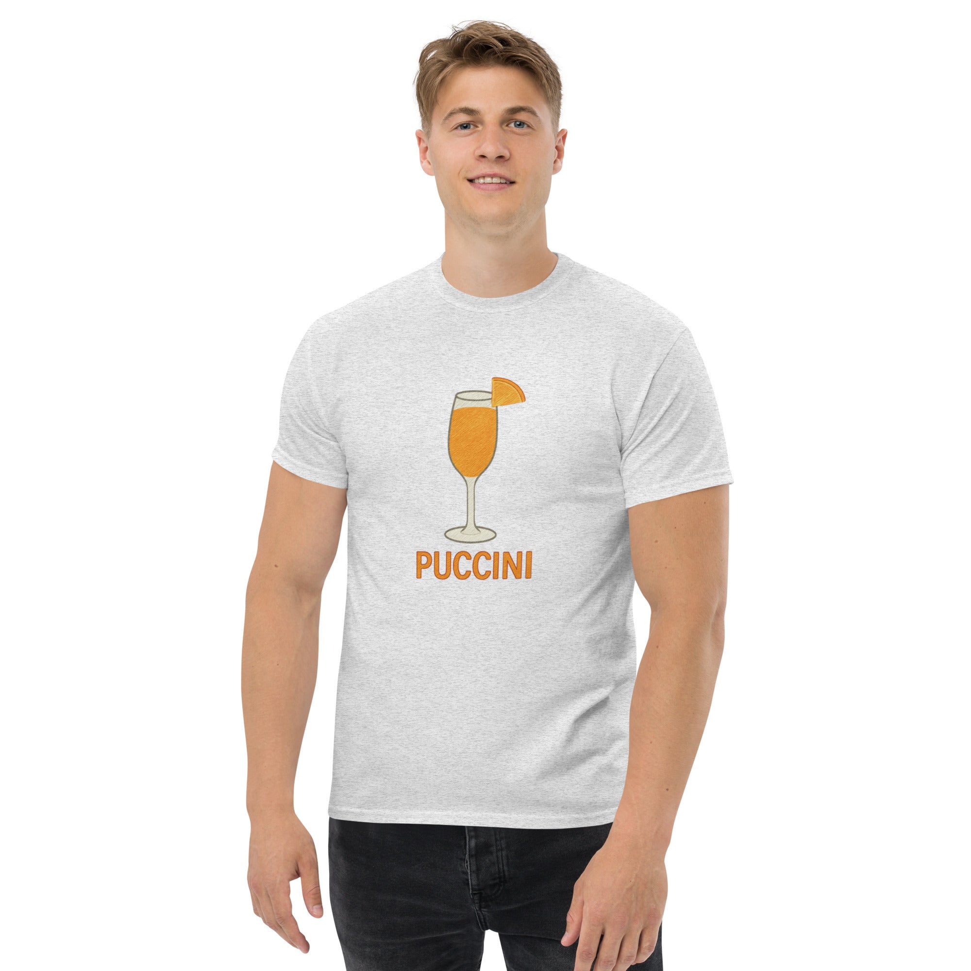 T-shirt Unisex Puccini-DTG-Biiply-Cenere-S-Biiply