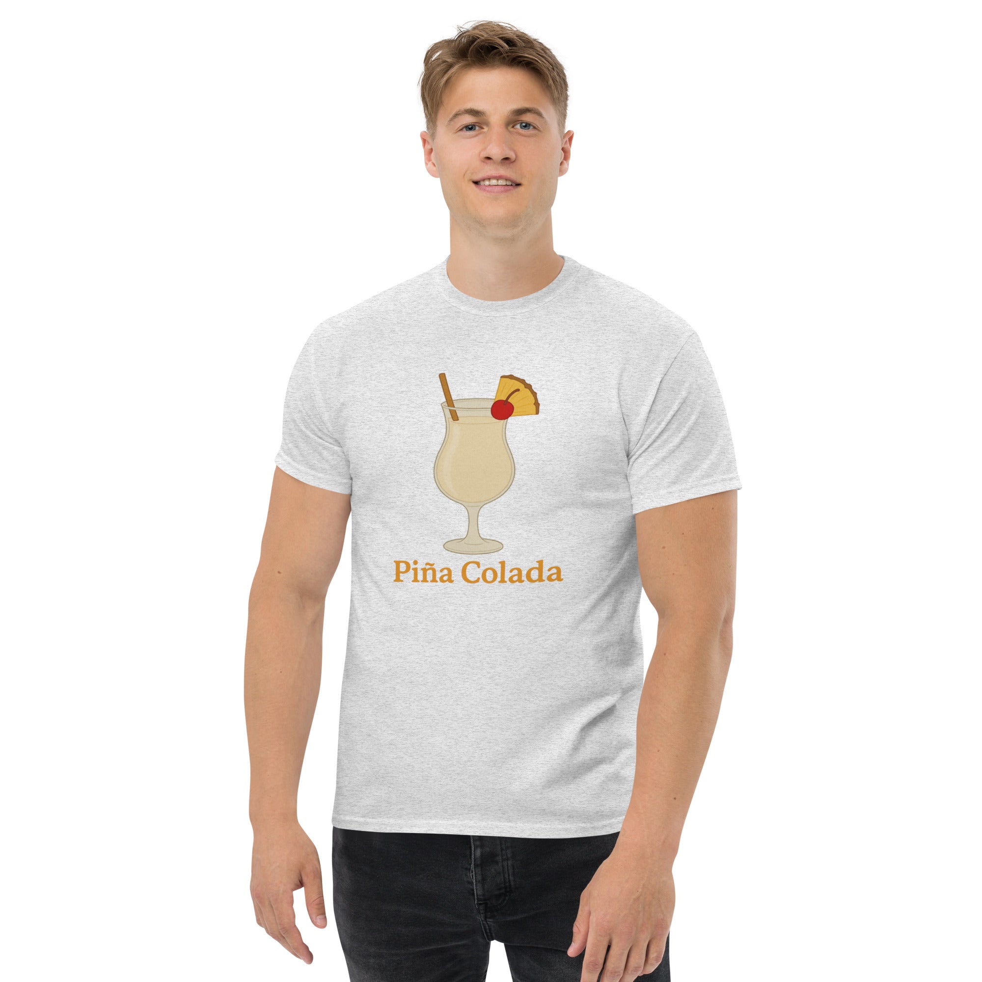 T-shirt Unisex Pina Colada-DTG-Biiply-Cenere-S-Biiply