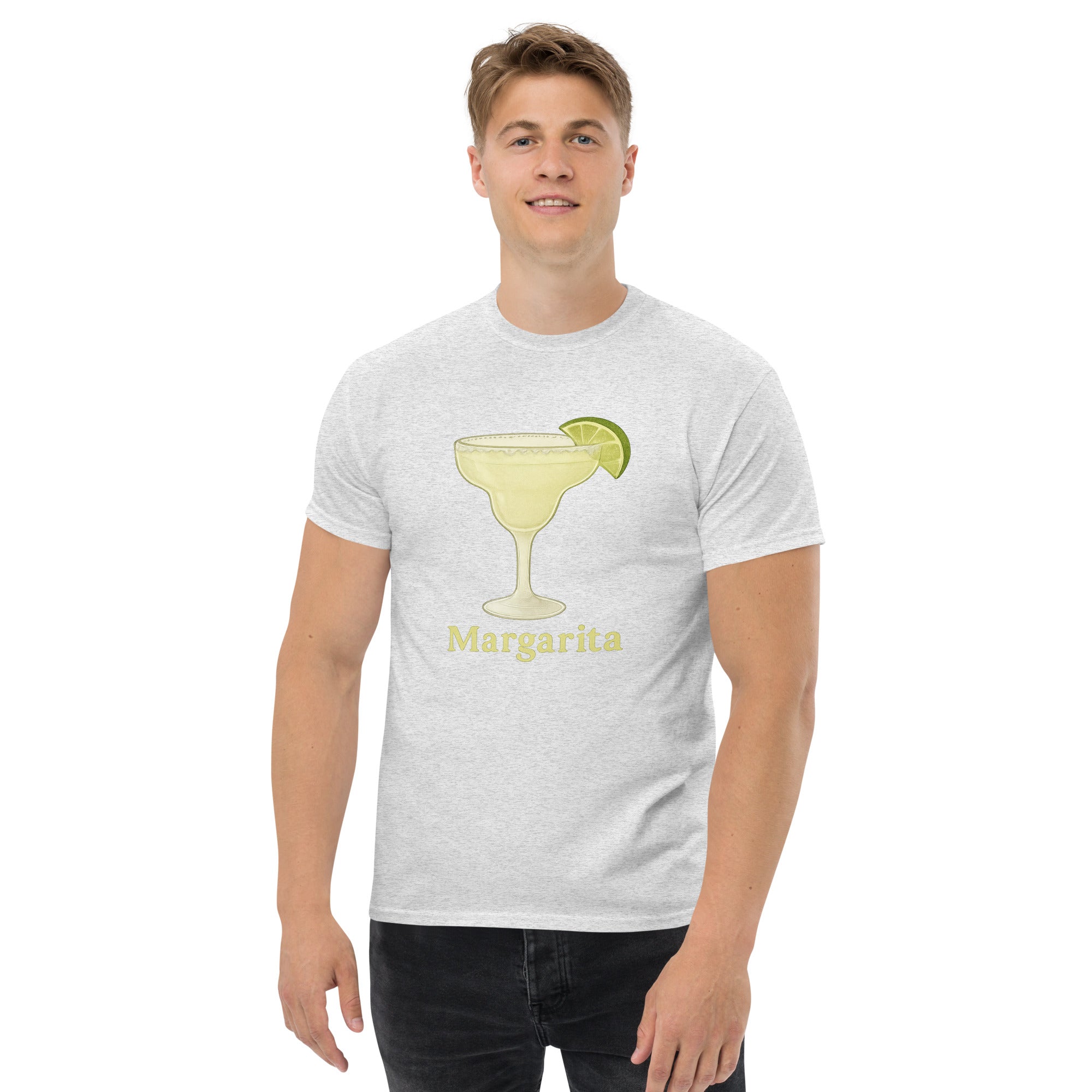 T-shirt Unisex Margarita-DTG-Biiply-Cenere-S-Biiply