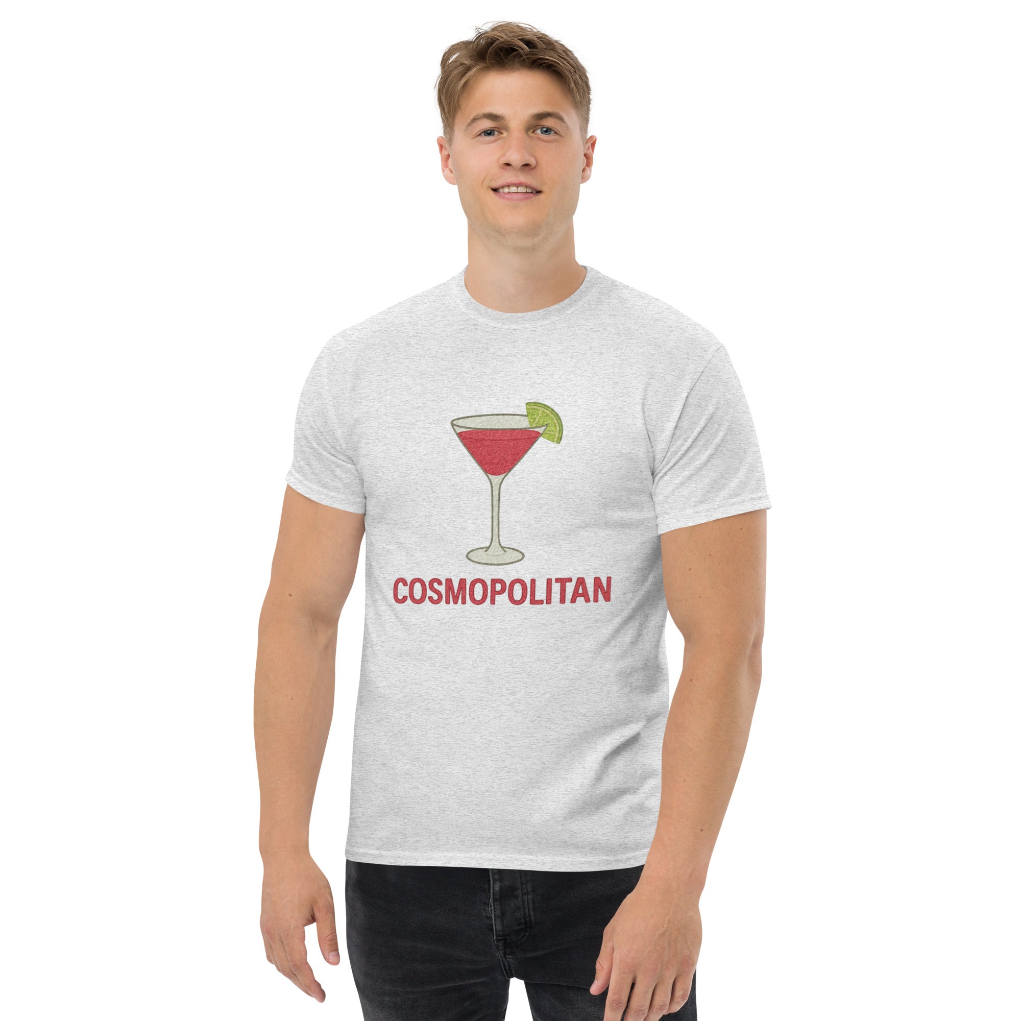 T-shirt Unisex Cosmopolitan-DTG-Biiply-Cenere-S-Biiply