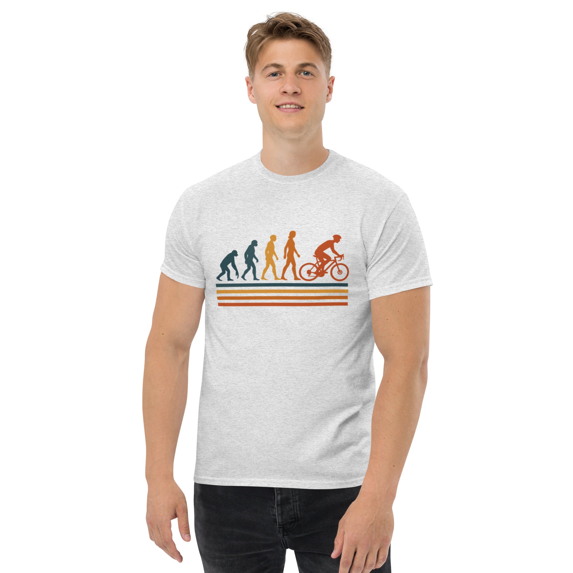 T-shirt Unisex Evolution-DTG-Biiply-Cenere-S-Biiply