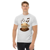 T-shirt Unisex Espresso Macchiato-DTG-Biiply-Cenere-S-Biiply