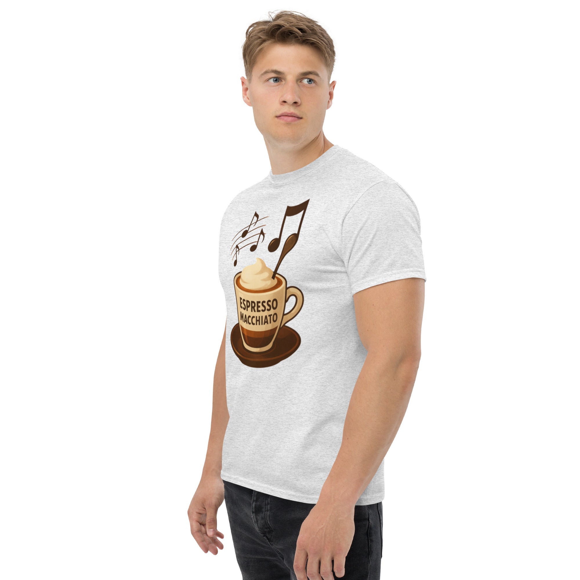 T-shirt Unisex Espresso Macchiato-DTG-Biiply-Biiply