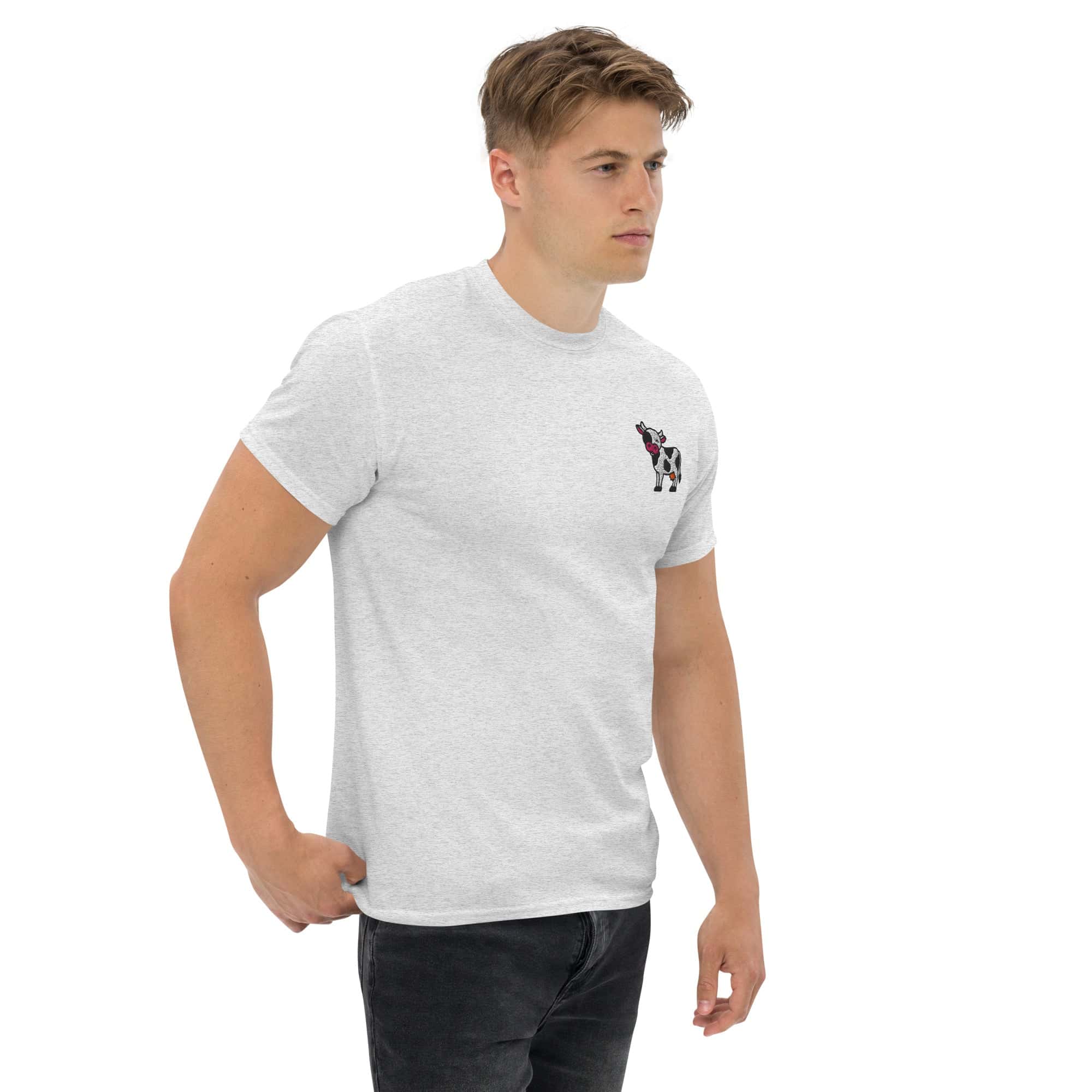 T-shirt Unisex Mucca-Ricamati-Biiply-Biiply