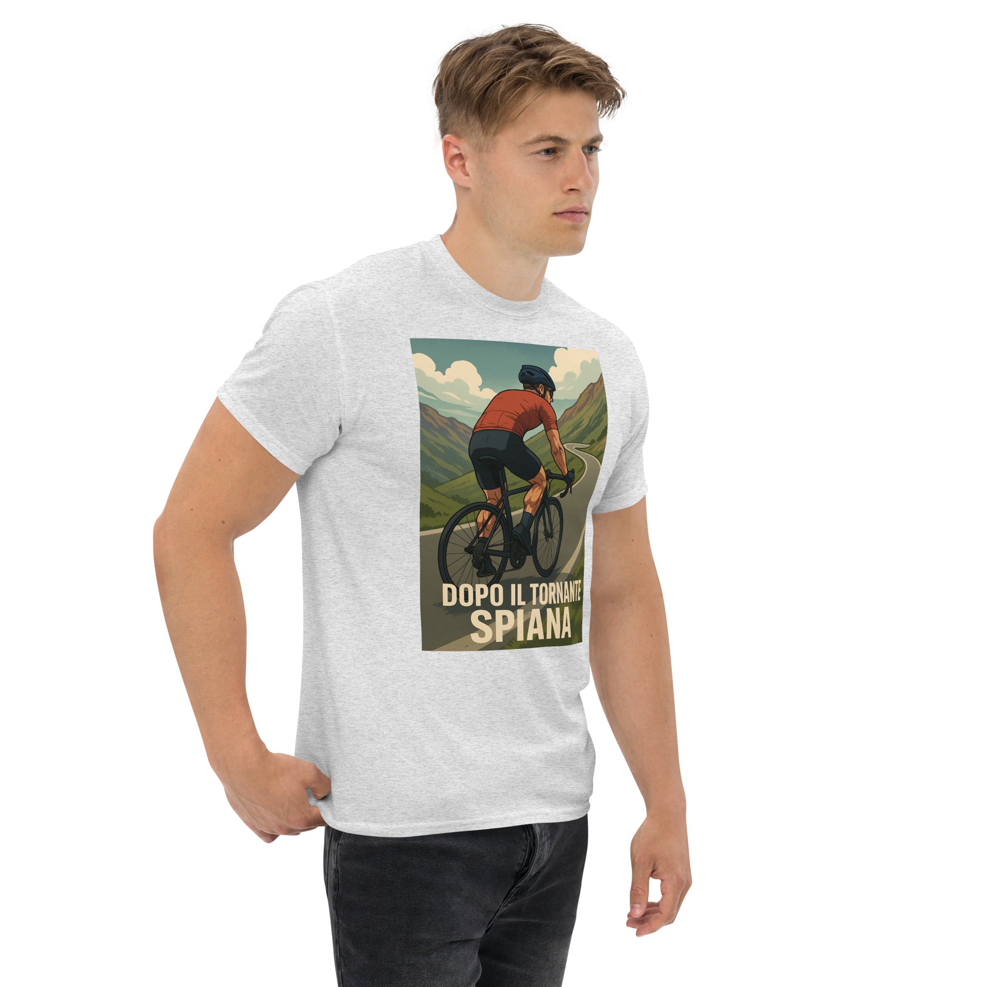 T-shirt Unisex Dopo il tornante spiana-DTG-Biiply-Biiply