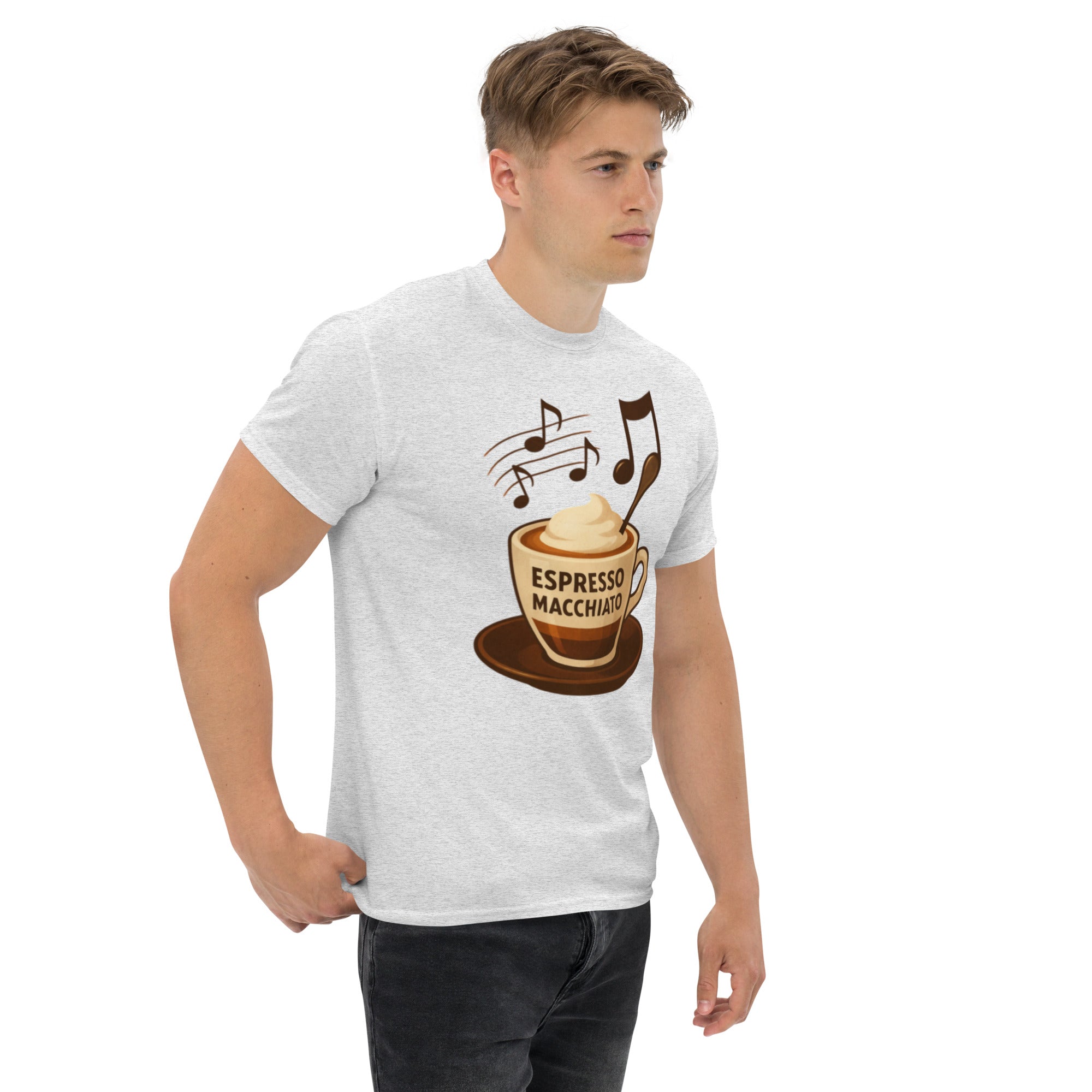 T-shirt Unisex Espresso Macchiato-DTG-Biiply-Biiply