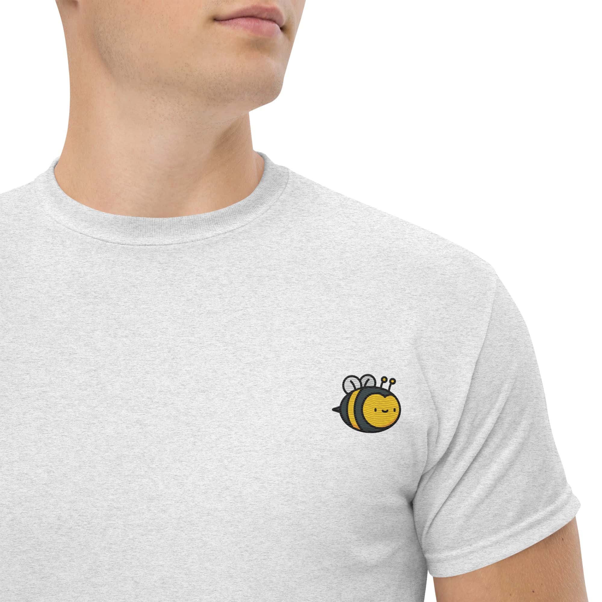 T-shirt Unisex Ape-Ricamati-Biiply-Cenere-S-Biiply