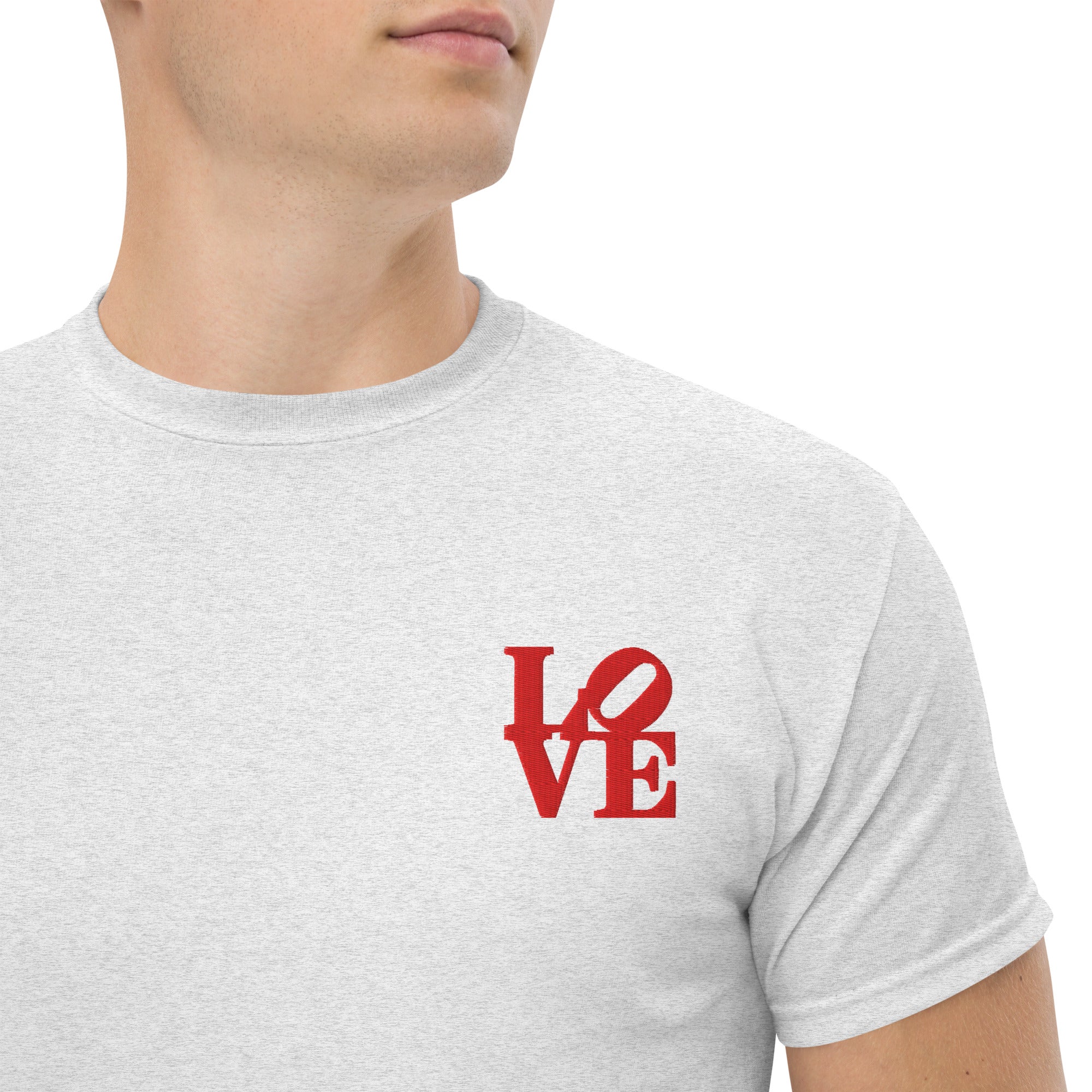 T-shirt Unisex Love-Ricamati-Biiply-Cenere-S-Biiply