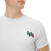 T-shirt Unisex CandelStick pattern-Ricamati-Biiply-Cenere-S-Biiply