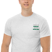 T-shirt Unisex Works Cashflow not Capitalgain White logo-Ricamati-Biiply-Biiply