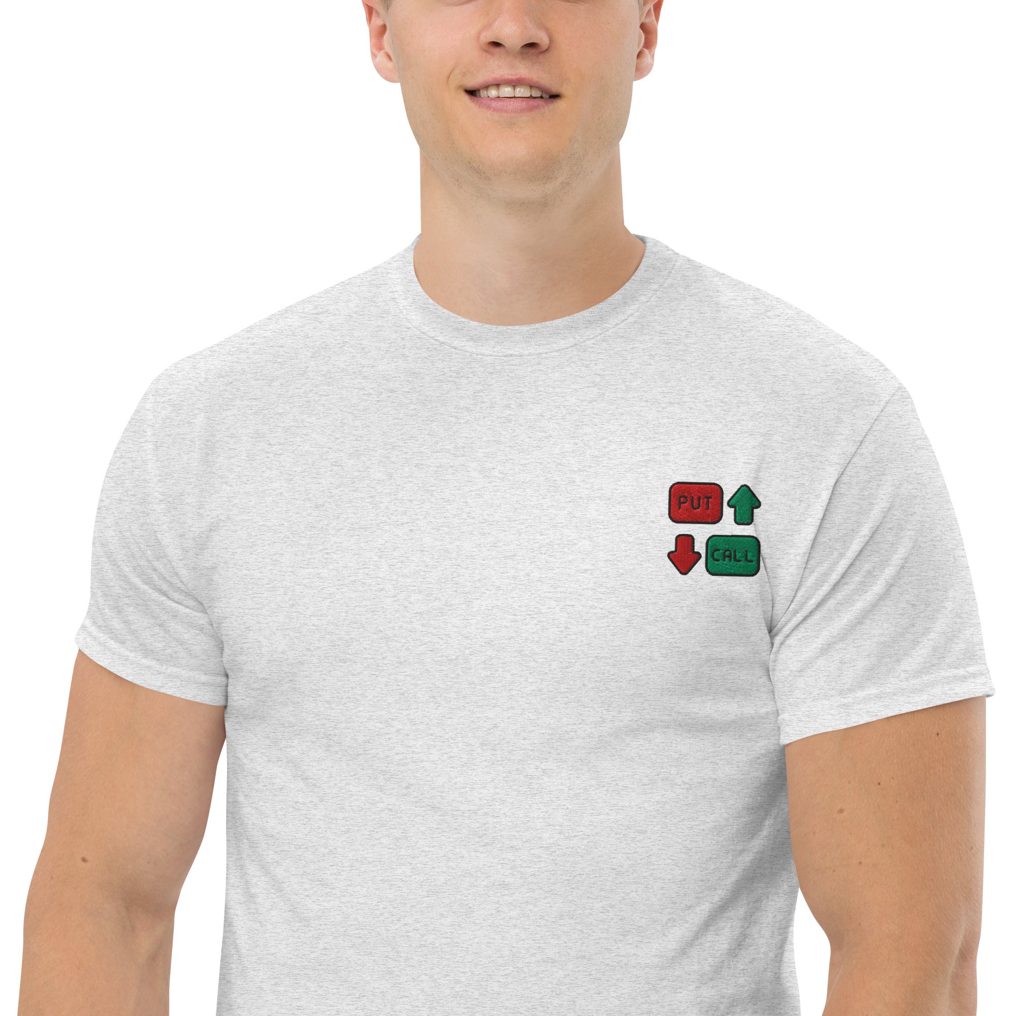 T-shirt Unisex Option Put & Call-Ricamati-Biiply-Biiply