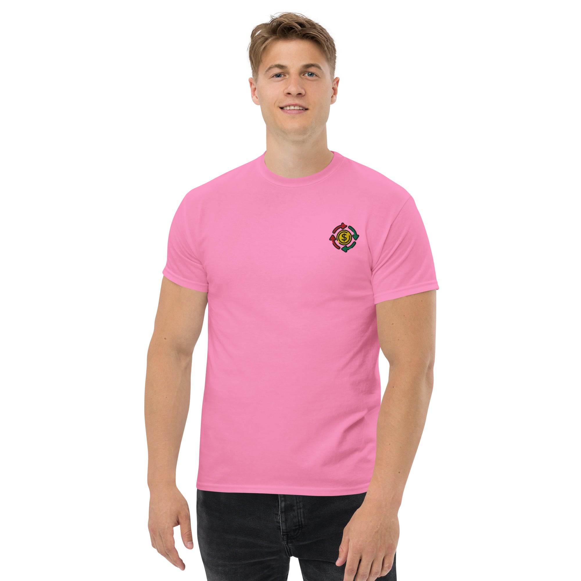 T-shirt Unisex cashflow Cirle-Ricamati-Biiply-Biiply