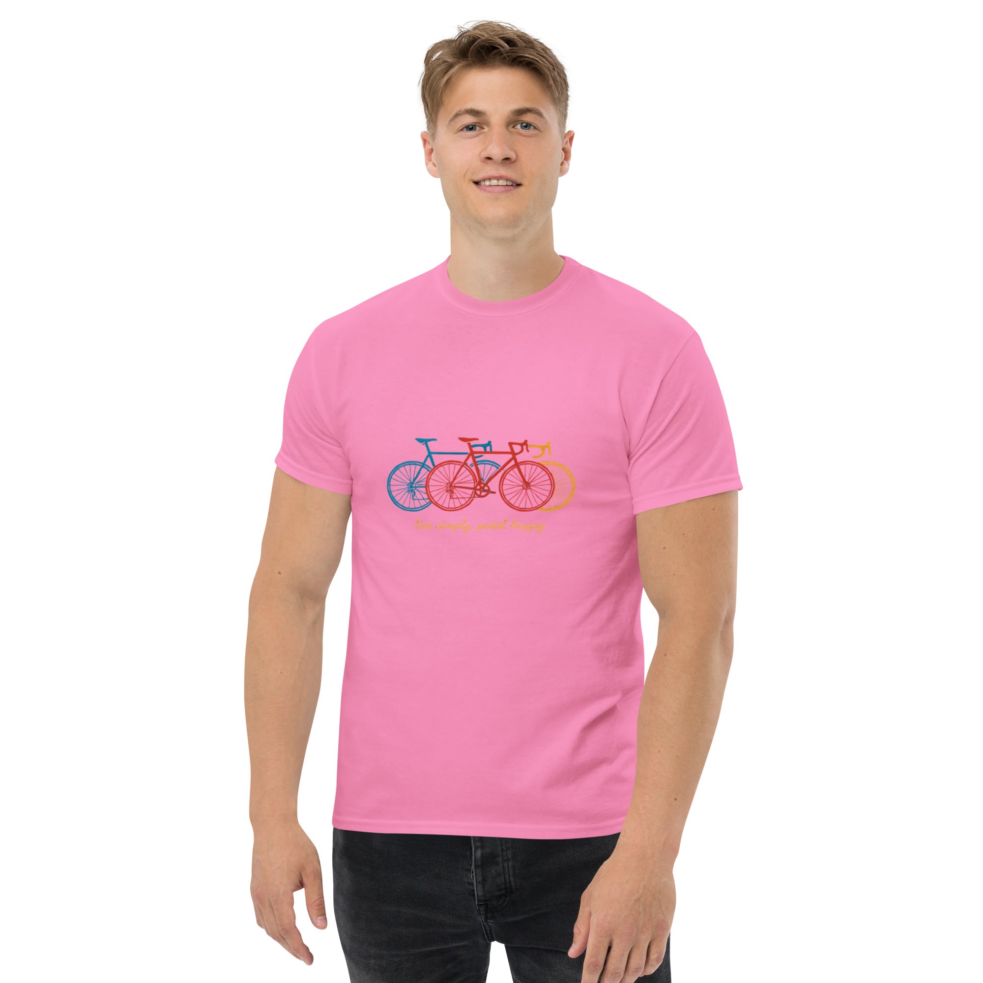 T-shirt Unisex Bici multicolor-DTG-Biiply-Azalea-S-Biiply