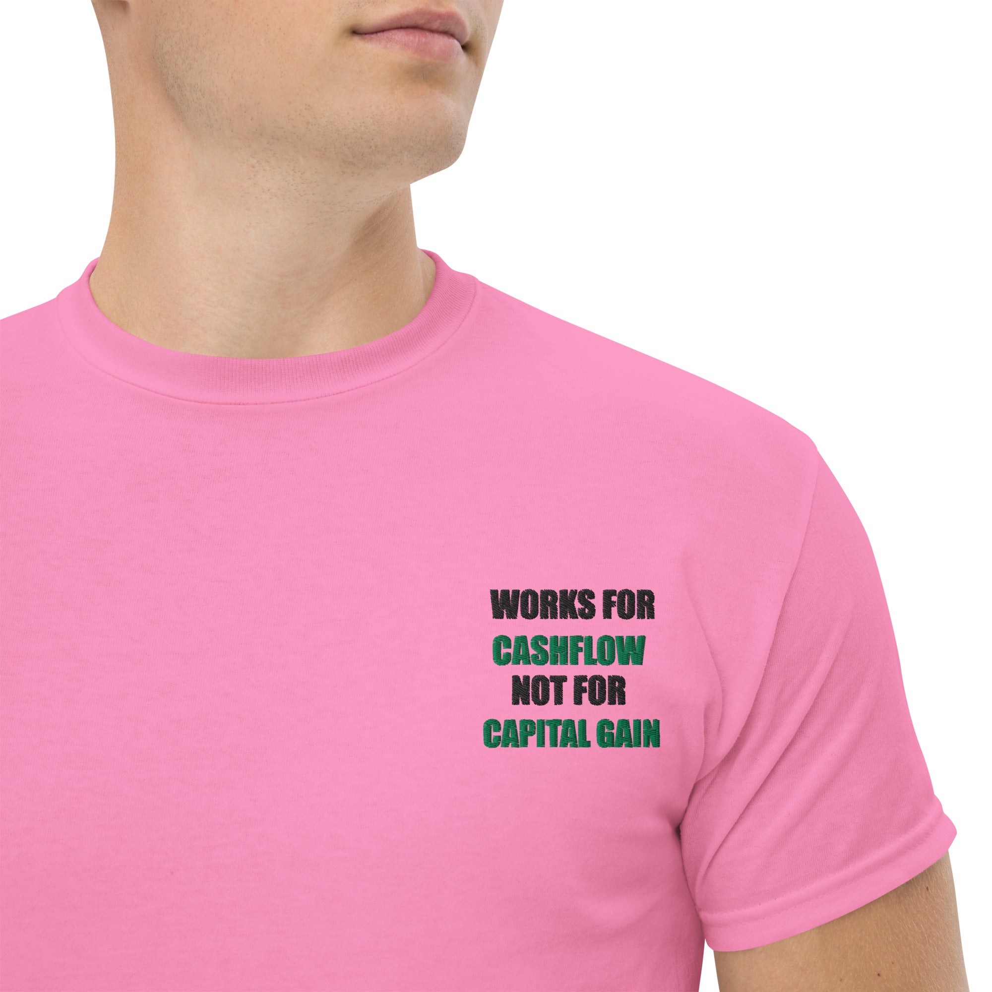 T-shirt Unisex Works Cashflow not Capitalgain-Ricamati-Biiply-Azalea-S-Biiply
