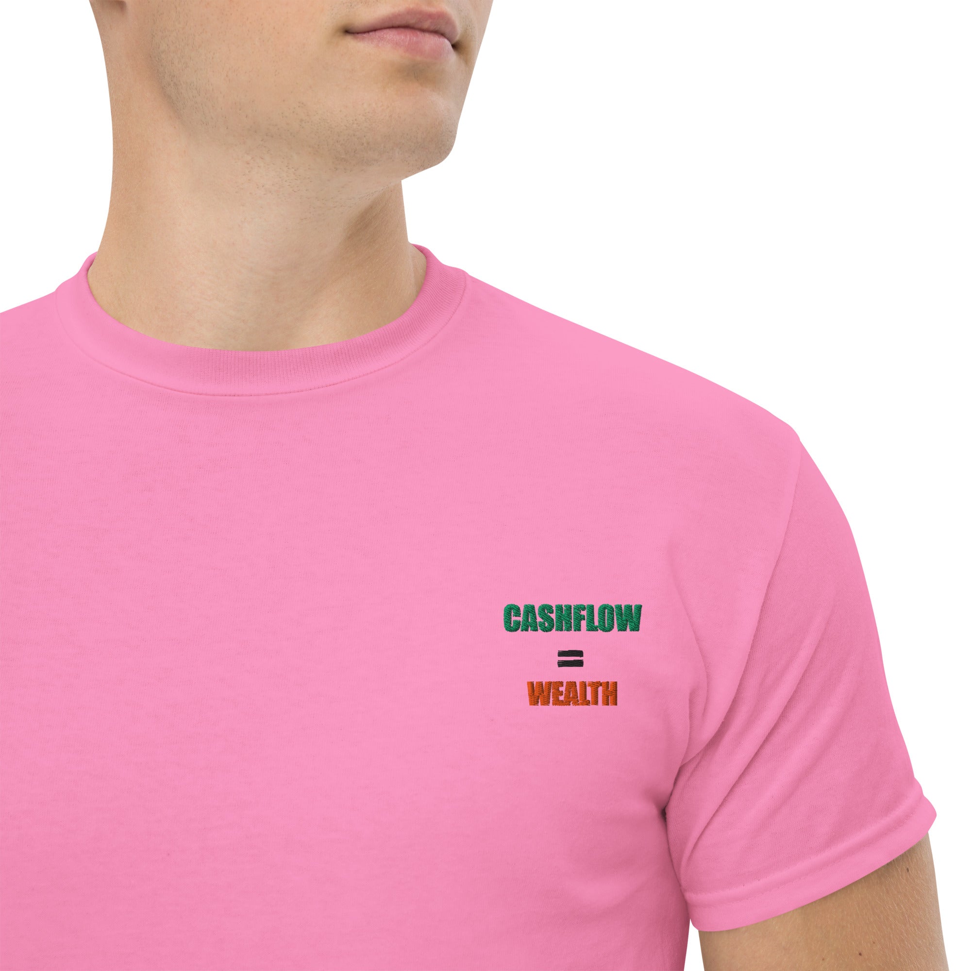 T-shirt Unisex Cashflow = Wealth-Ricamati-Biiply-Azalea-S-Biiply