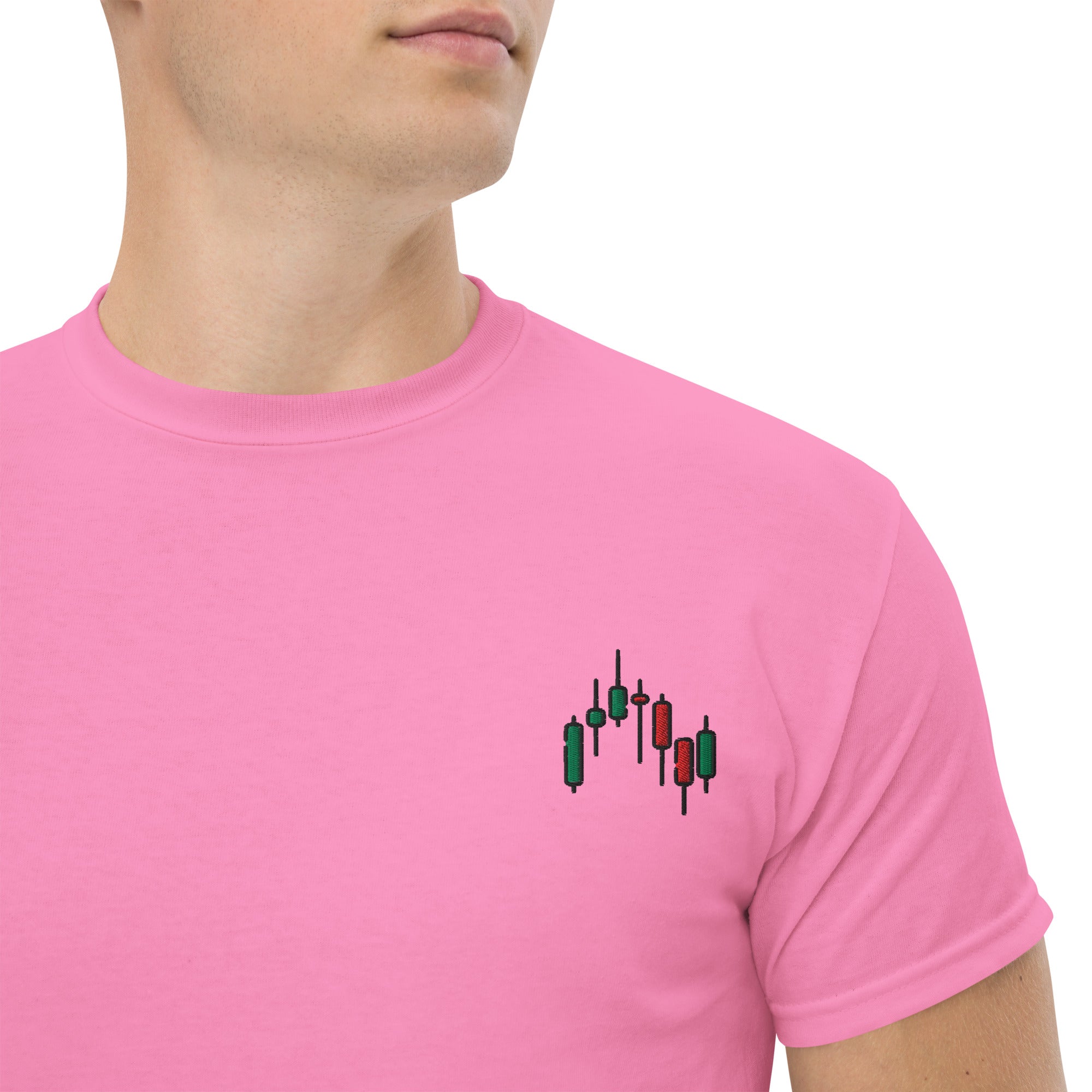 T-shirt Unisex Candelstick pattern-Ricamati-Biiply-Azalea-S-Biiply