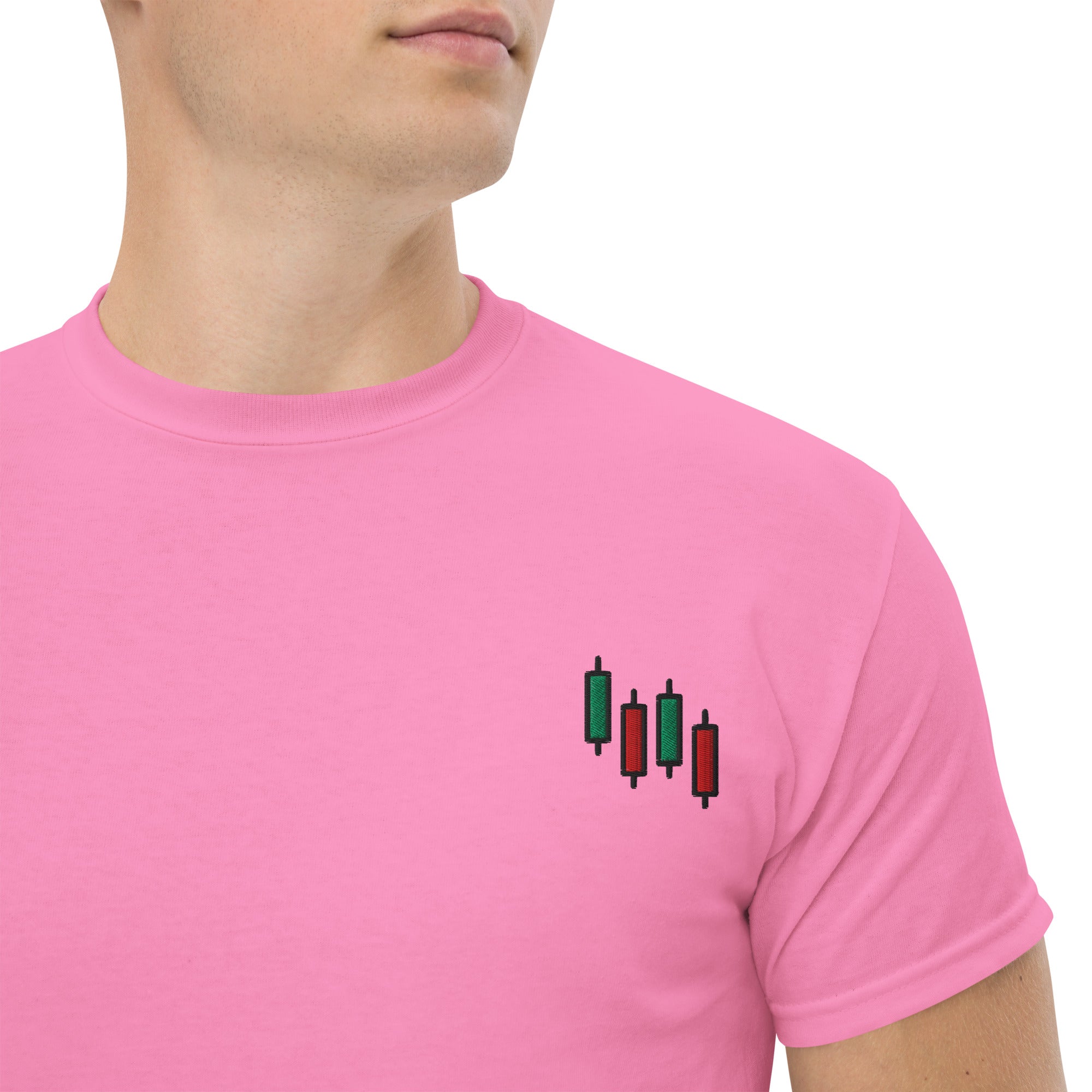 T-shirt Unisex CandelStick pattern-Ricamati-Biiply-Azalea-S-Biiply