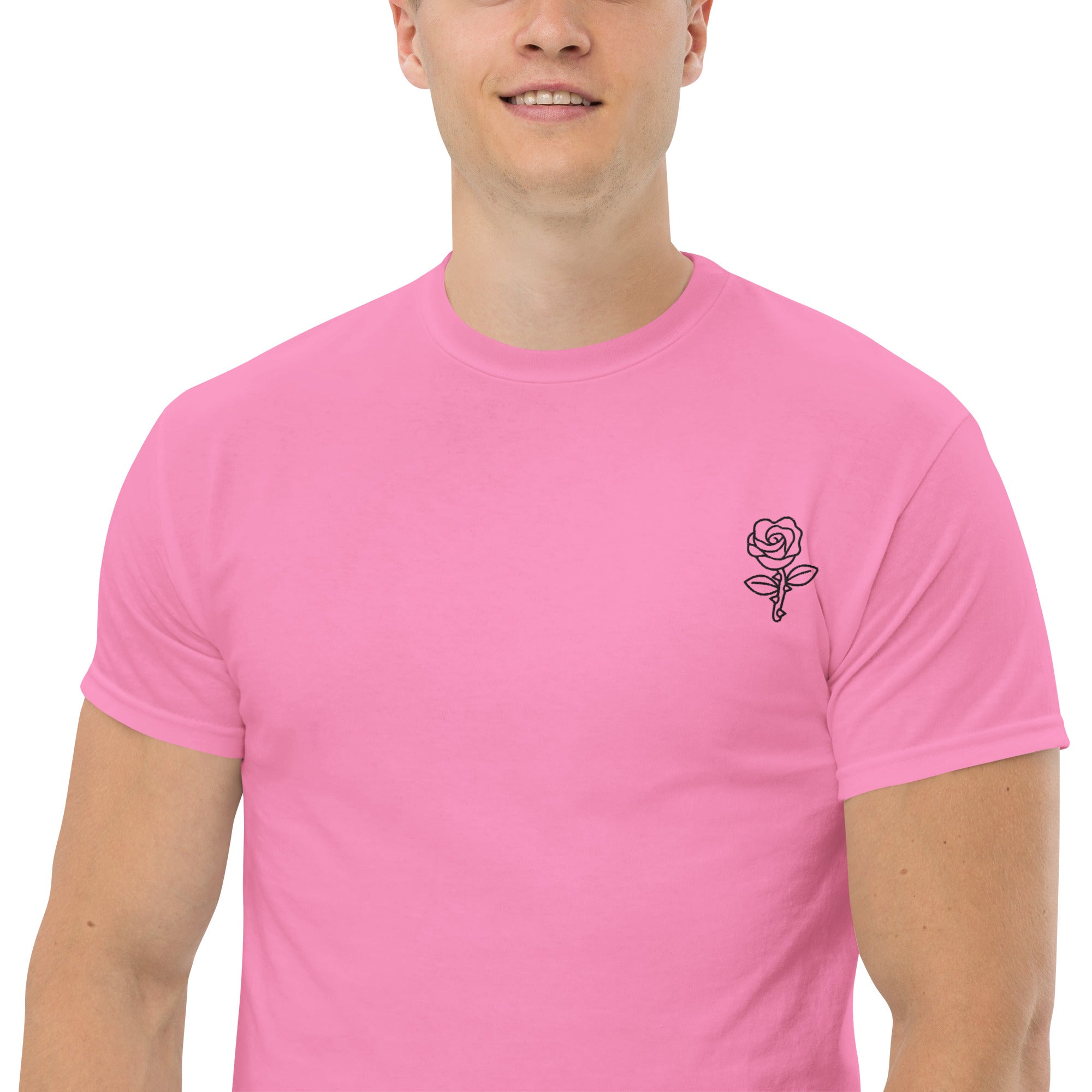 T-shirt Unisex Rosa-Ricamati-Biiply-Biiply