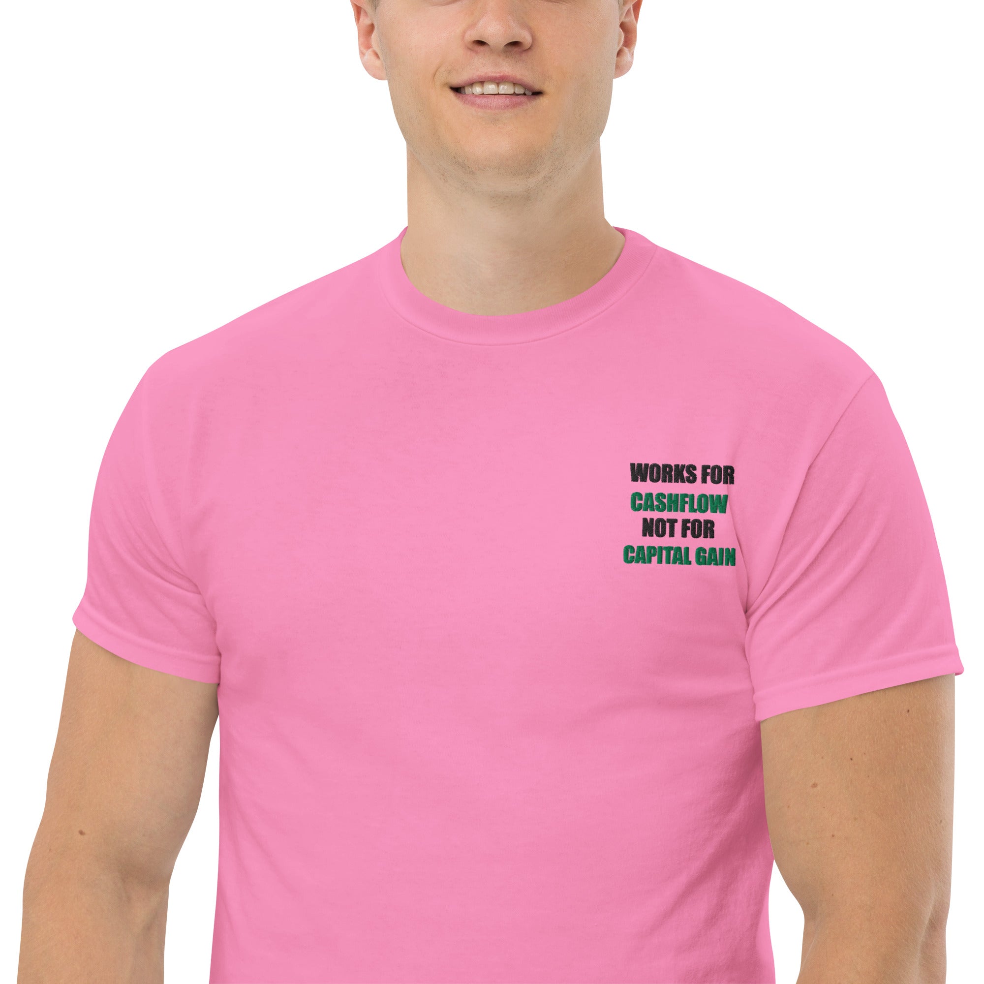 T-shirt Unisex Works Cashflow not Capitalgain-Ricamati-Biiply-Biiply