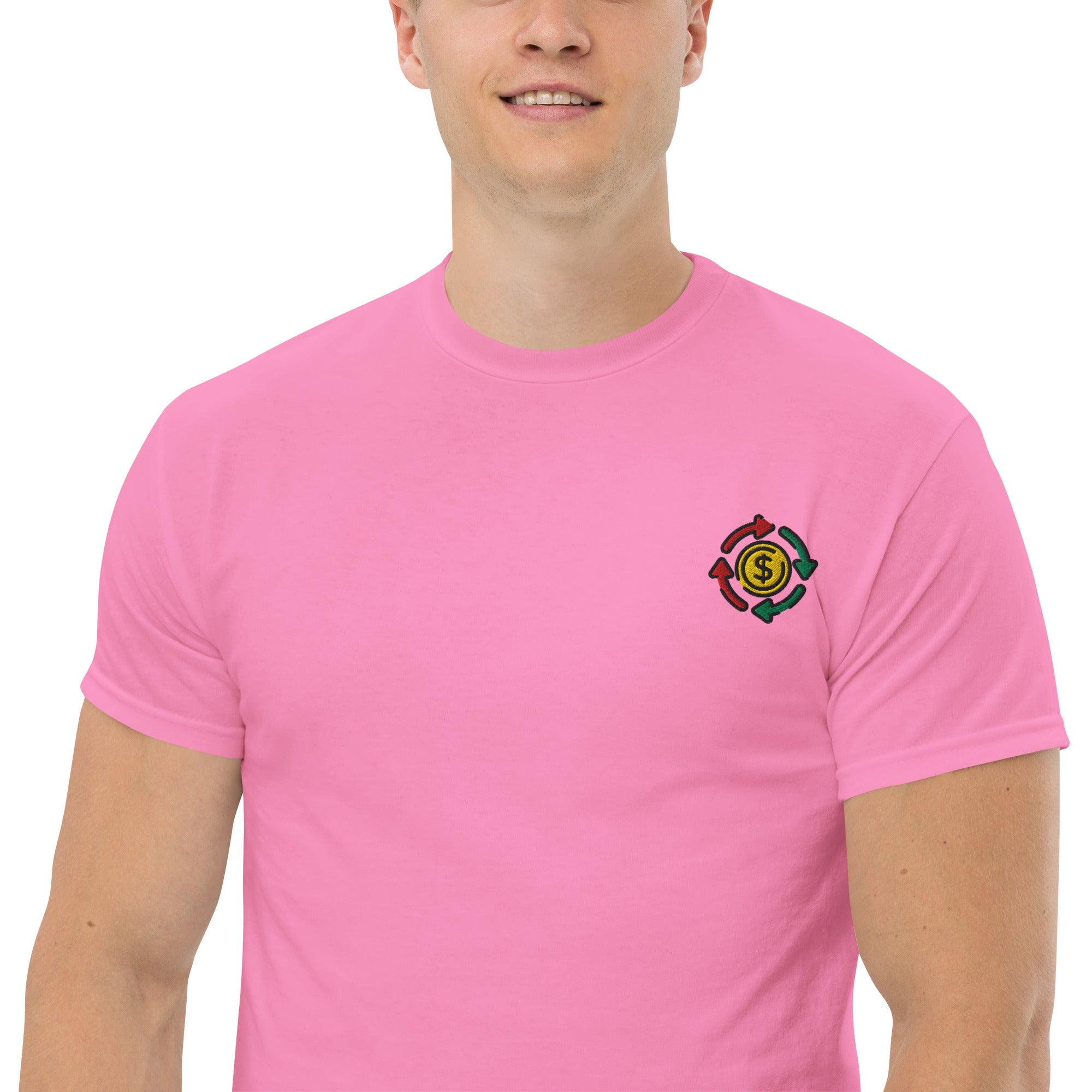 T-shirt Unisex cashflow Cirle-Ricamati-Biiply-Biiply