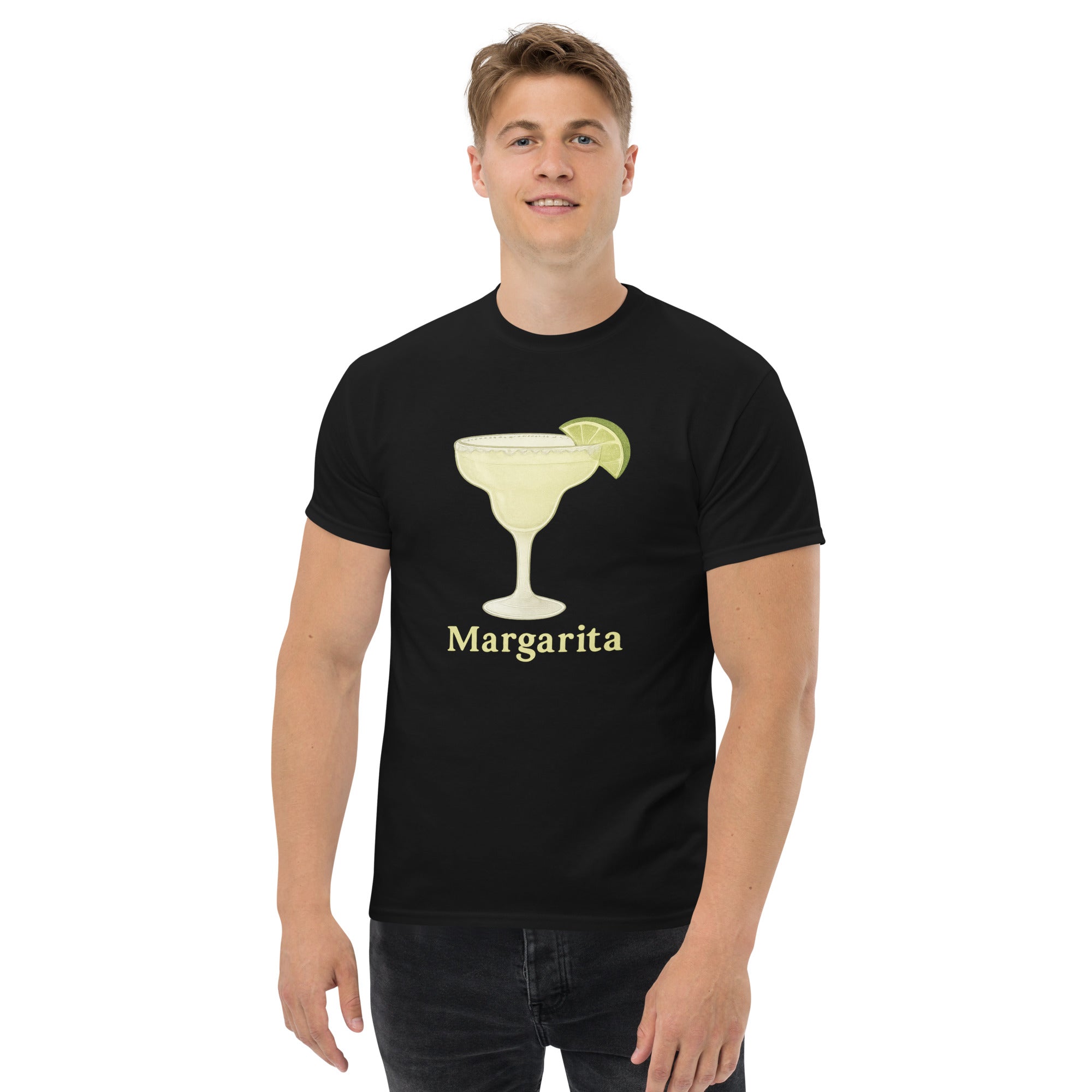 T-shirt Unisex Margarita-DTG-Biiply-Nero-S-Biiply