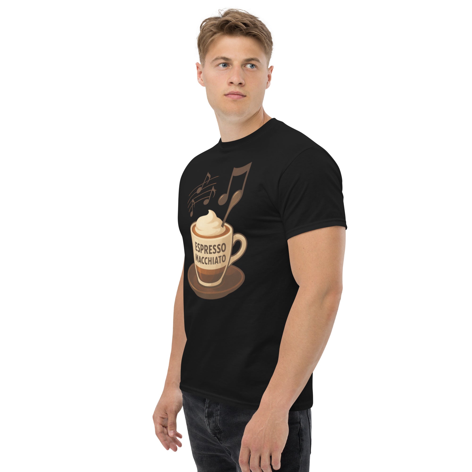 T-shirt Unisex Espresso Macchiato-DTG-Biiply-Biiply