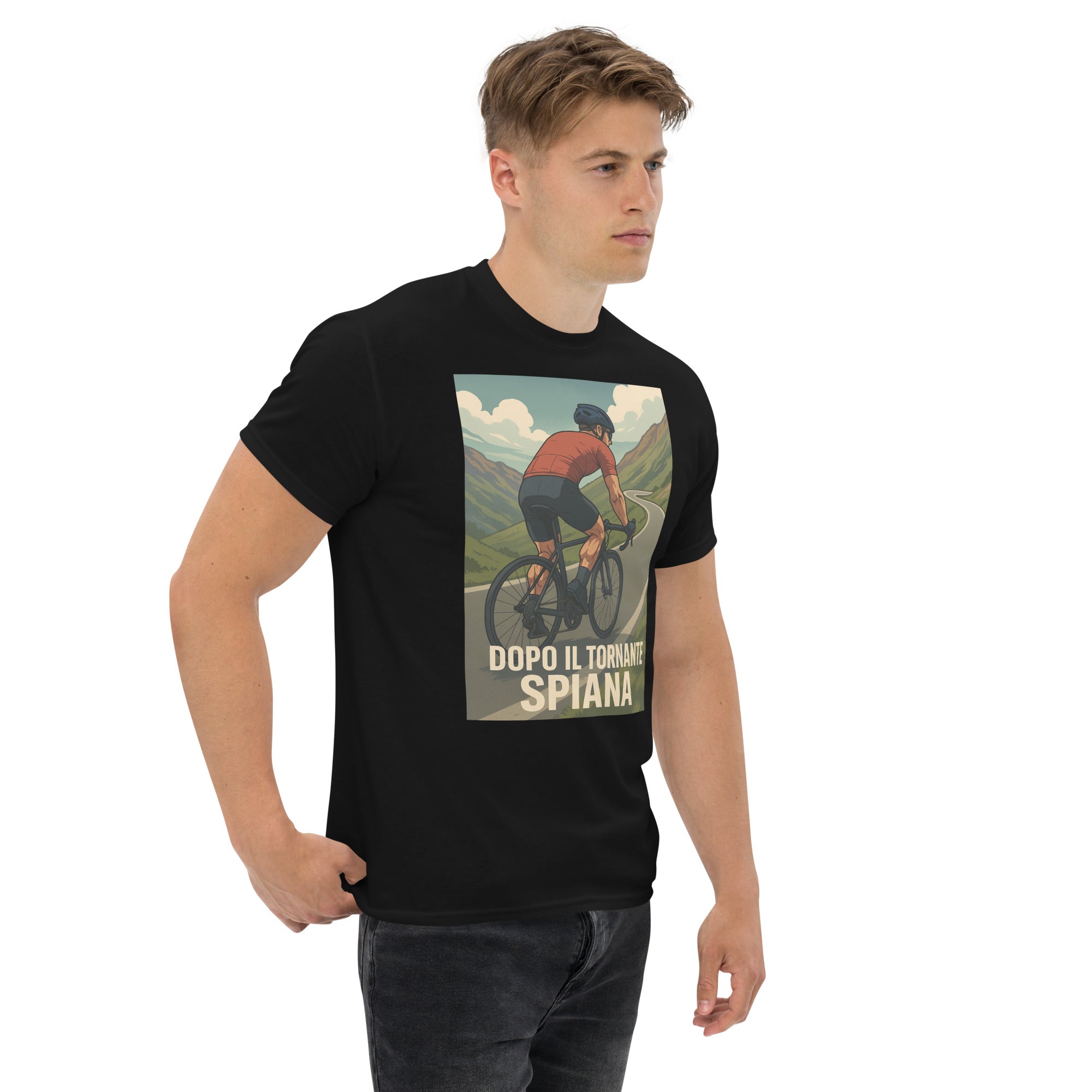 T-shirt Unisex Dopo il tornante spiana-DTG-Biiply-Biiply