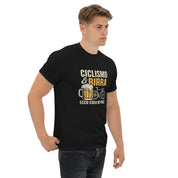 T-shirt Unisex Birra e Ciclismo-DTG-Biiply-Biiply