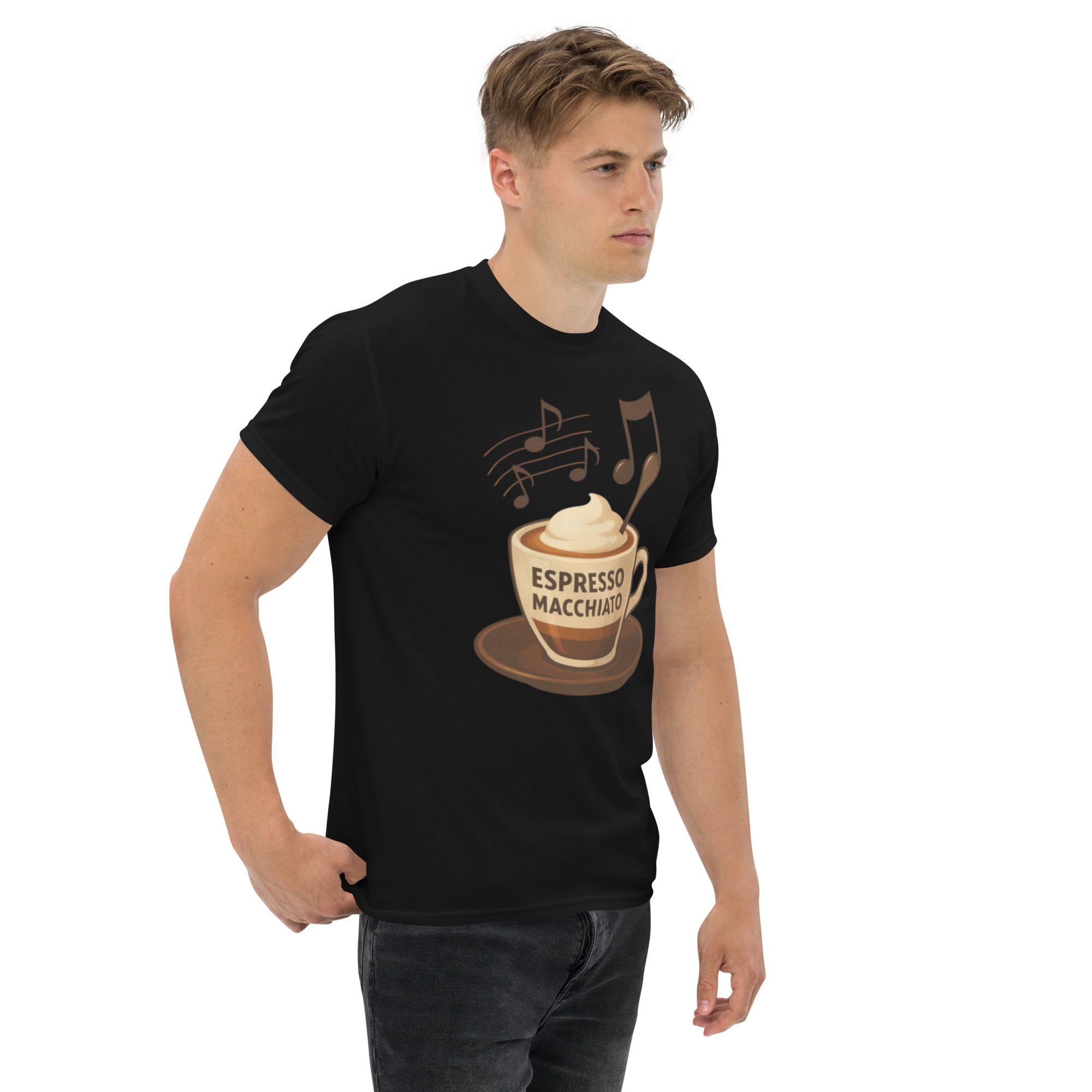 T-shirt Unisex Espresso Macchiato-DTG-Biiply-Biiply