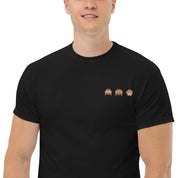 T-shirt Unisex emoji scimmiette-Ricamati-Biiply-Biiply