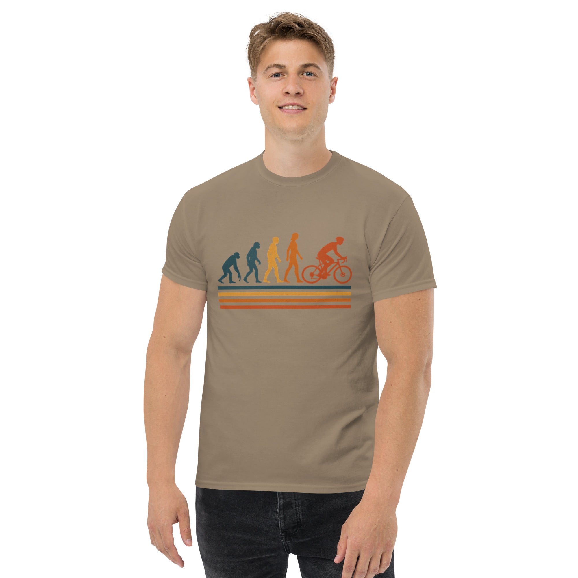 T-shirt Unisex Evolution-DTG-Biiply-Brown Savana-S-Biiply