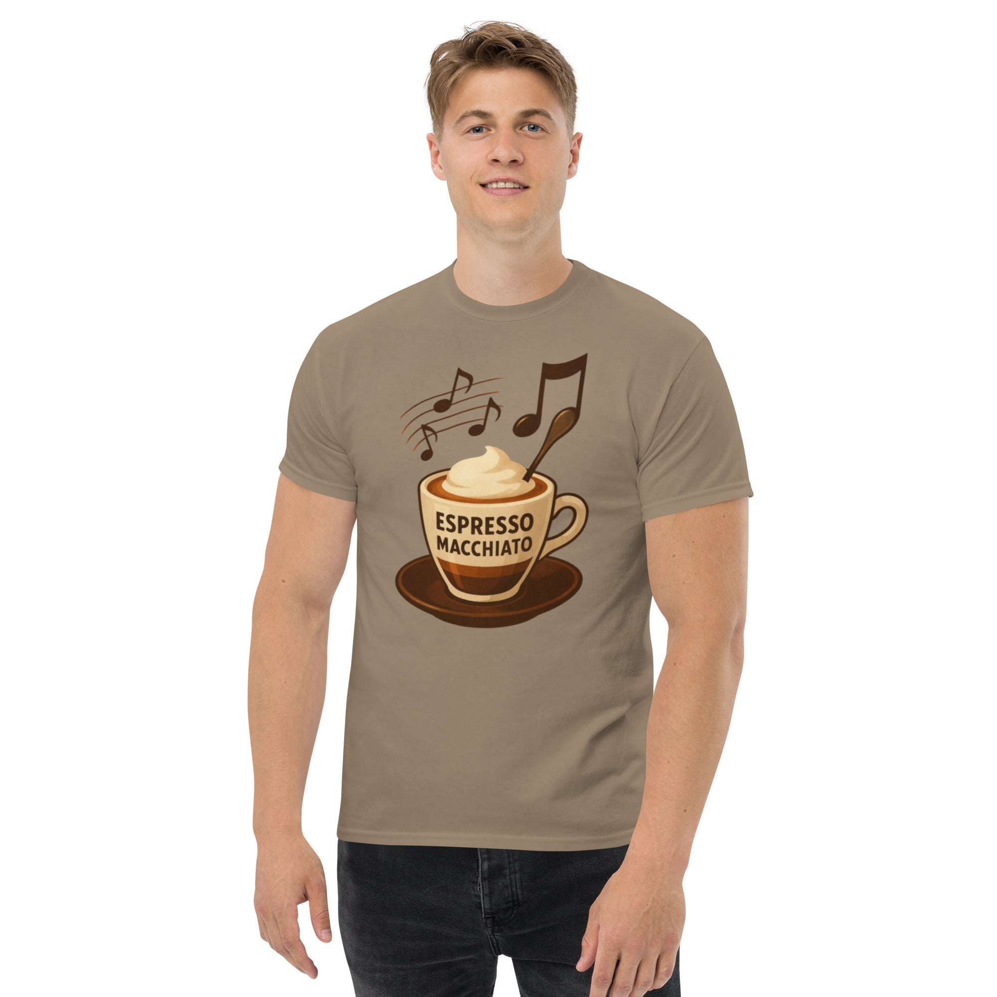 T-shirt Unisex Espresso Macchiato-DTG-Biiply-Brown Savana-S-Biiply
