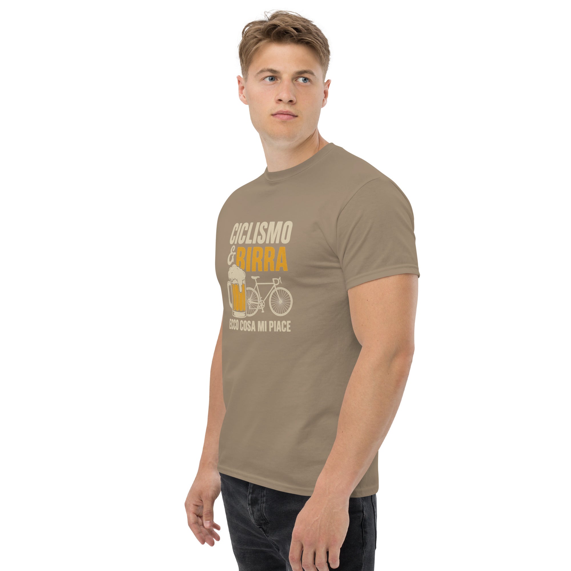 T-shirt Unisex Birra e Ciclismo-DTG-Biiply-Biiply