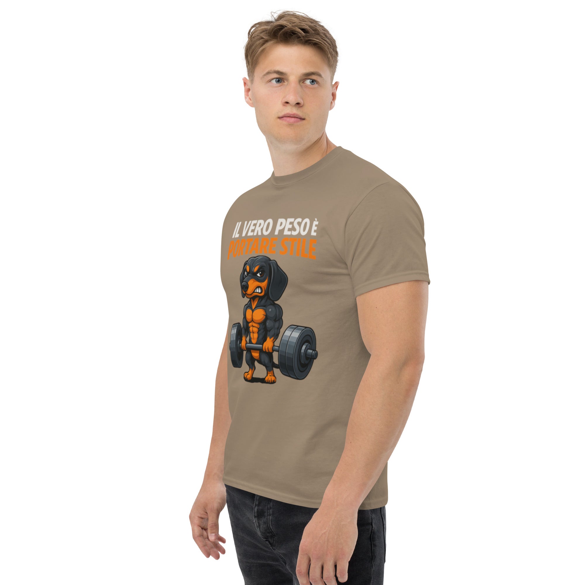 T-shirt Stampata Unisex Il Vero Peso è Portare Stile