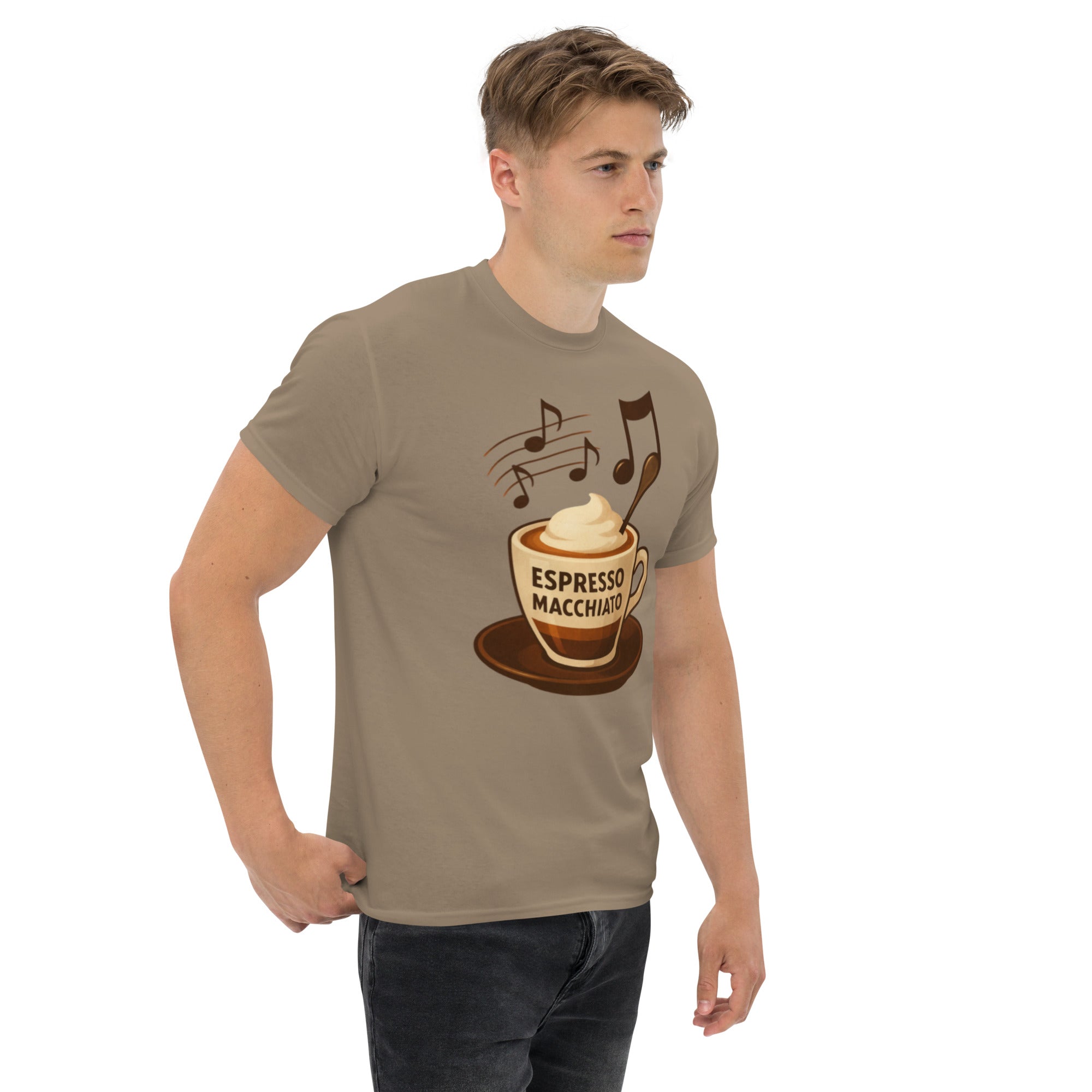 T-shirt Unisex Espresso Macchiato-DTG-Biiply-Biiply