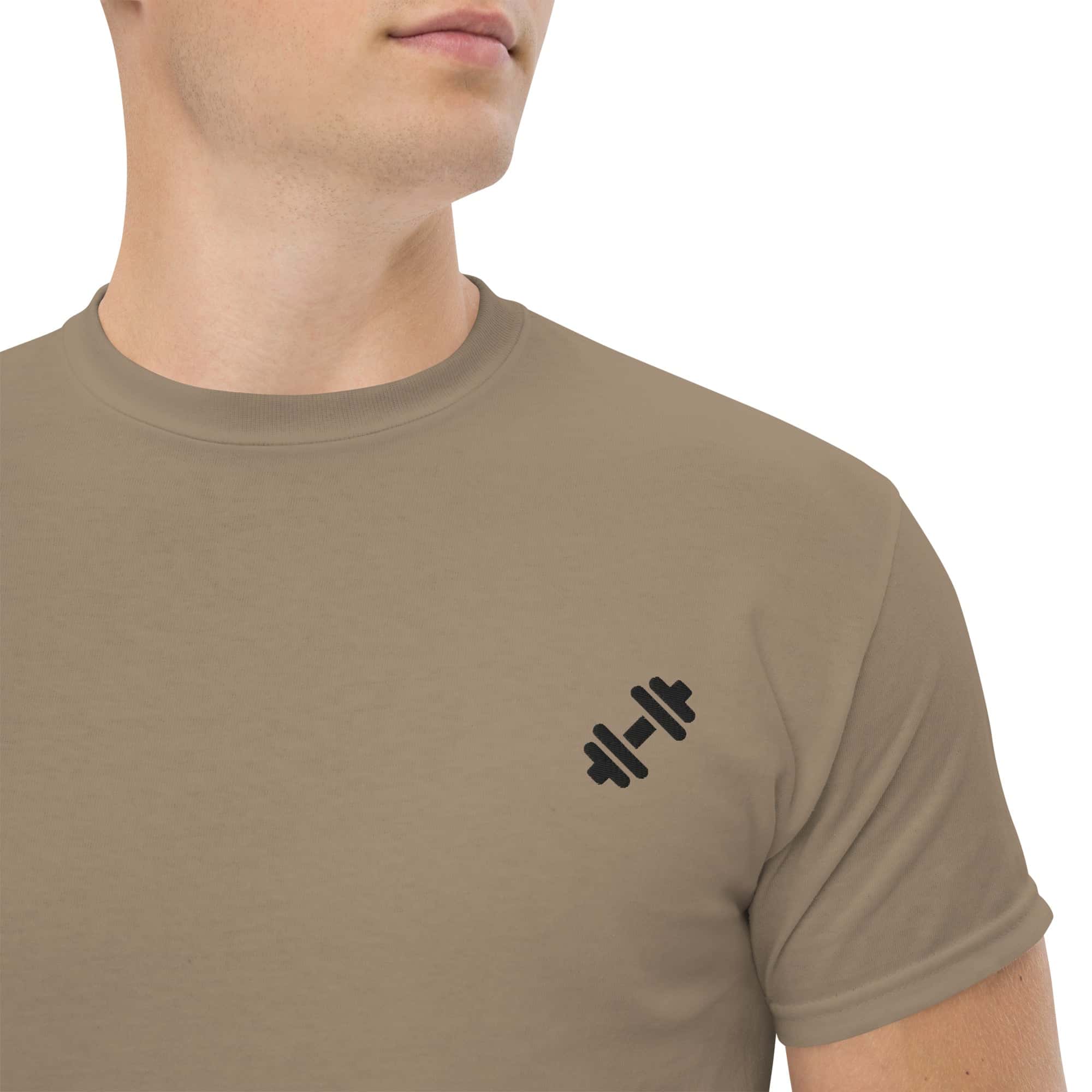 T-Shirt Unisex Pesetto-Ricamati-Biiply-Brown Savana-S-Biiply