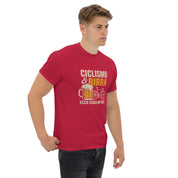 T-shirt Unisex Birra e Ciclismo-DTG-Biiply-Biiply
