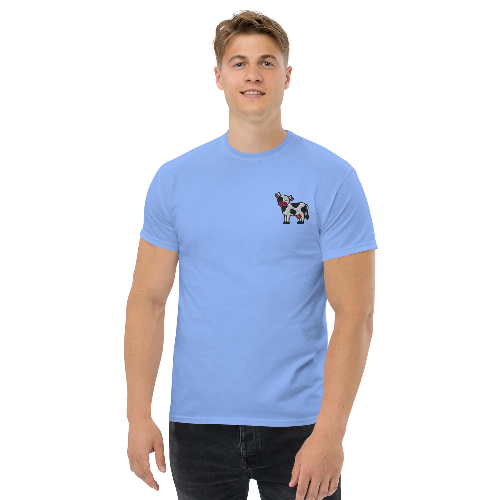 T-shirt Unisex Mucca-Ricamati-Biiply-Biiply