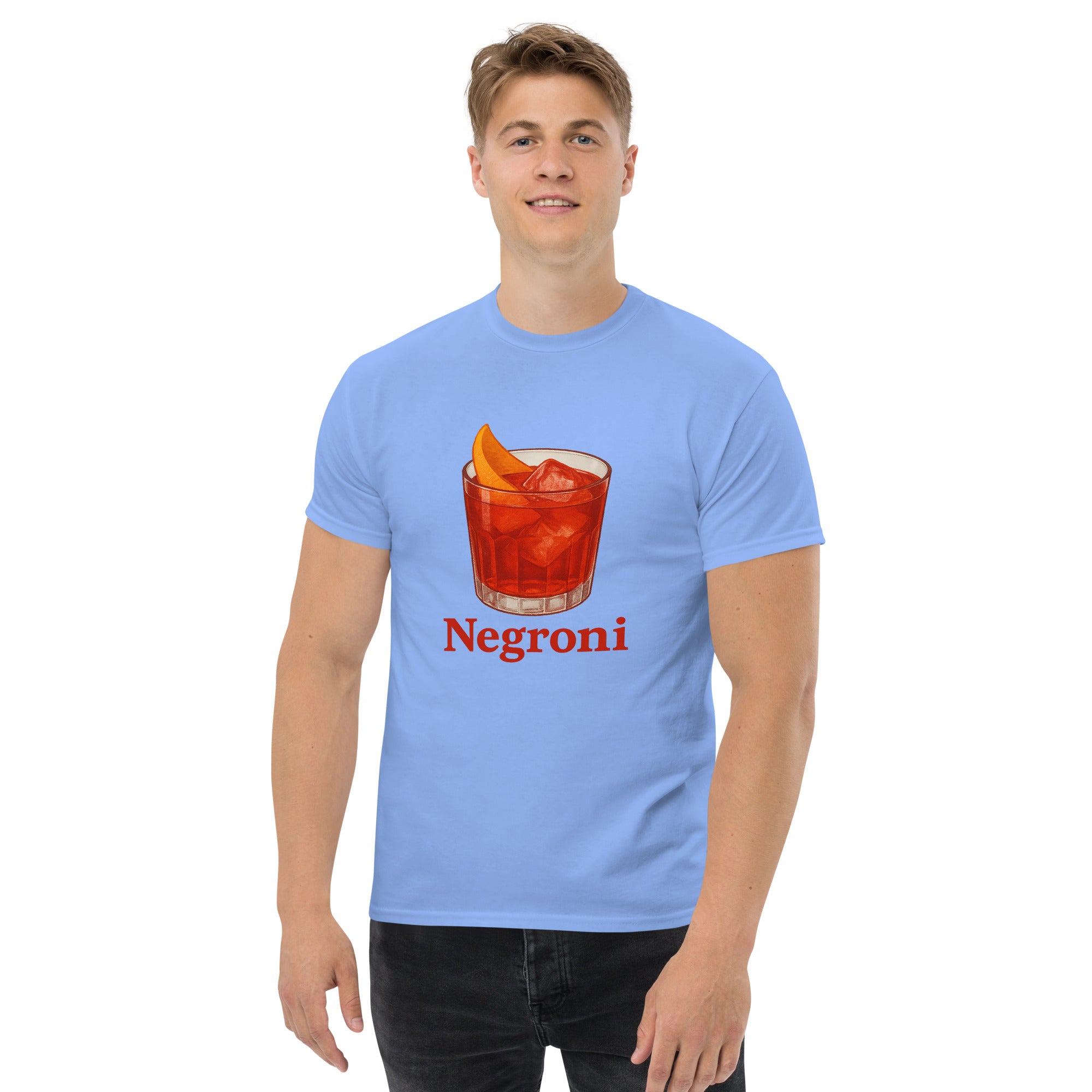 T-shirt Unisex Negroni-DTG-Biiply-Blu Carolina-S-Biiply
