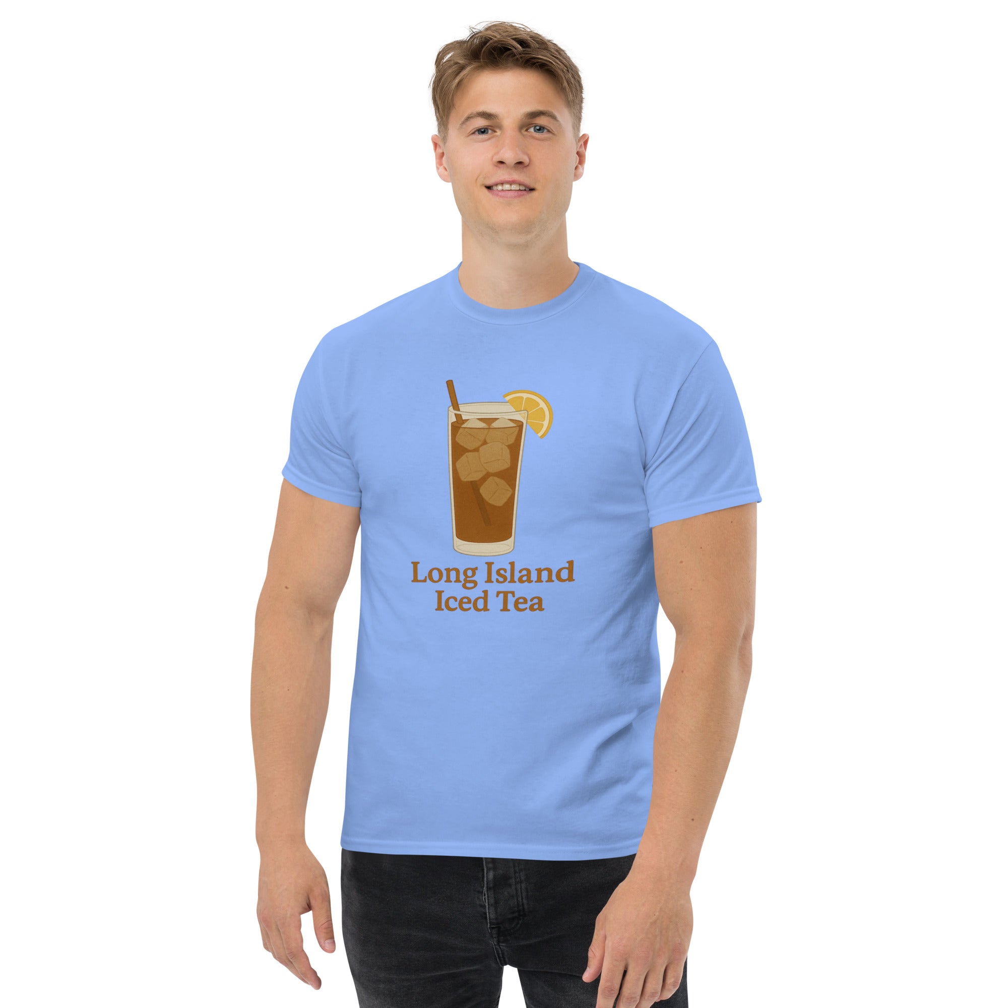 T-shirt Unisex Long Island Iced Tea-DTG-Biiply-Blu Carolina-S-Biiply