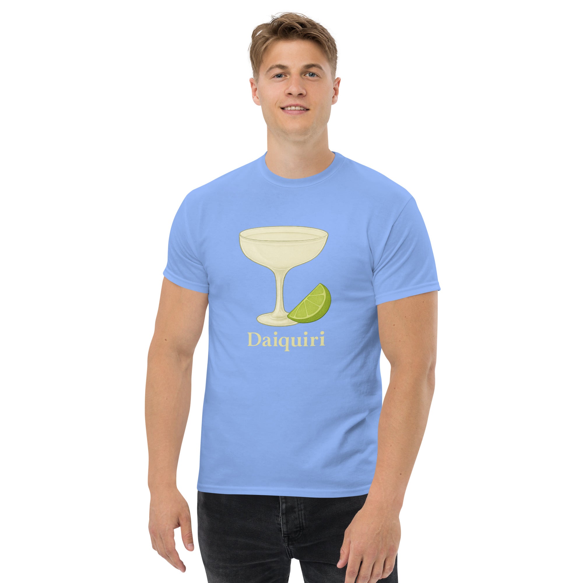 T-shirt Unisex Daiquiri-DTG-Biiply-Blu Carolina-S-Biiply