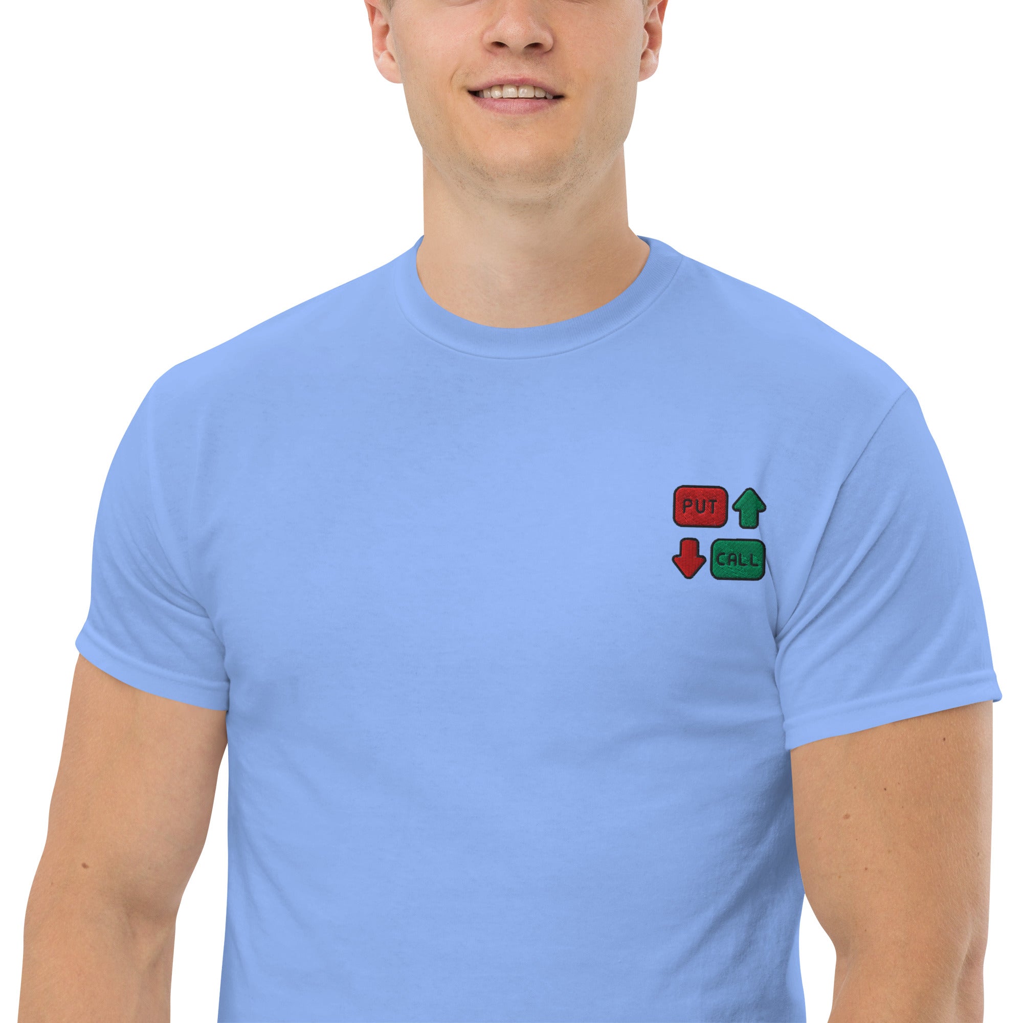 T-shirt Unisex Option Put & Call-Ricamati-Biiply-Biiply