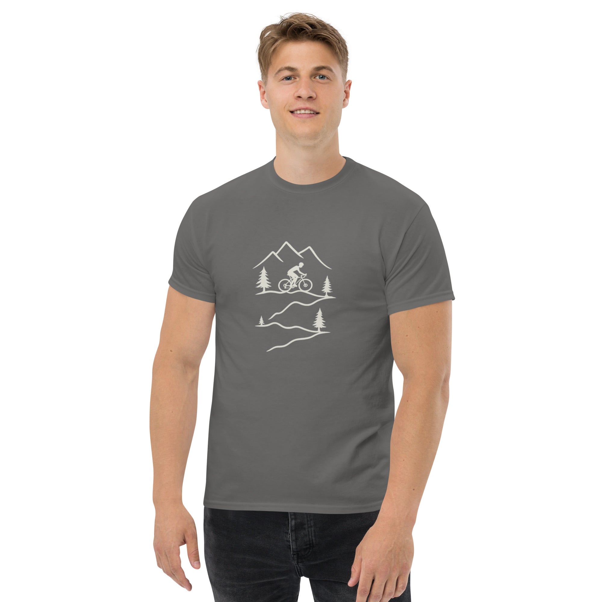T-shirt Unisex Ride Bike-DTG-Biiply-Antracite-S-Biiply