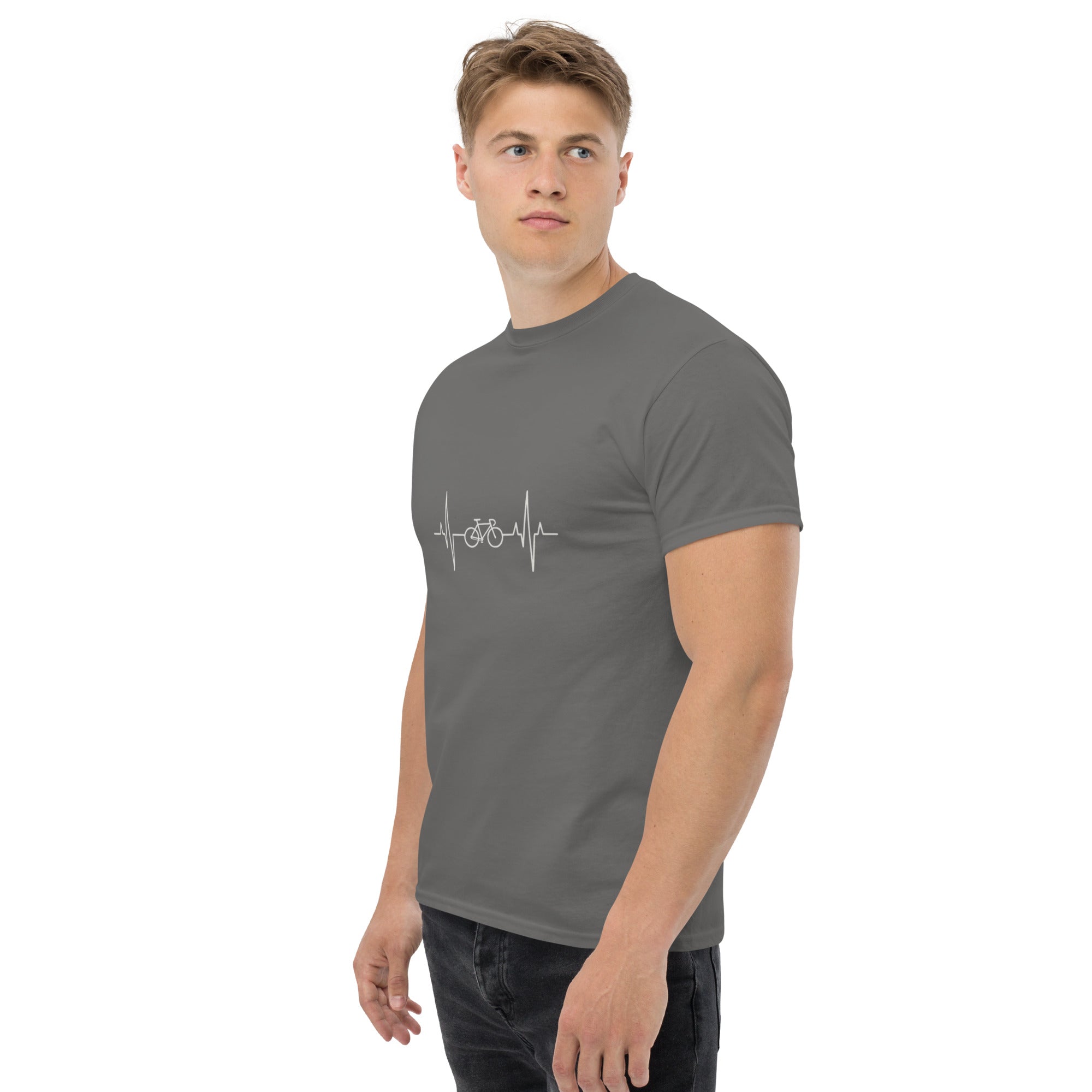 T-shirt Unisex Battito con Bici-DTG-Biiply-Biiply