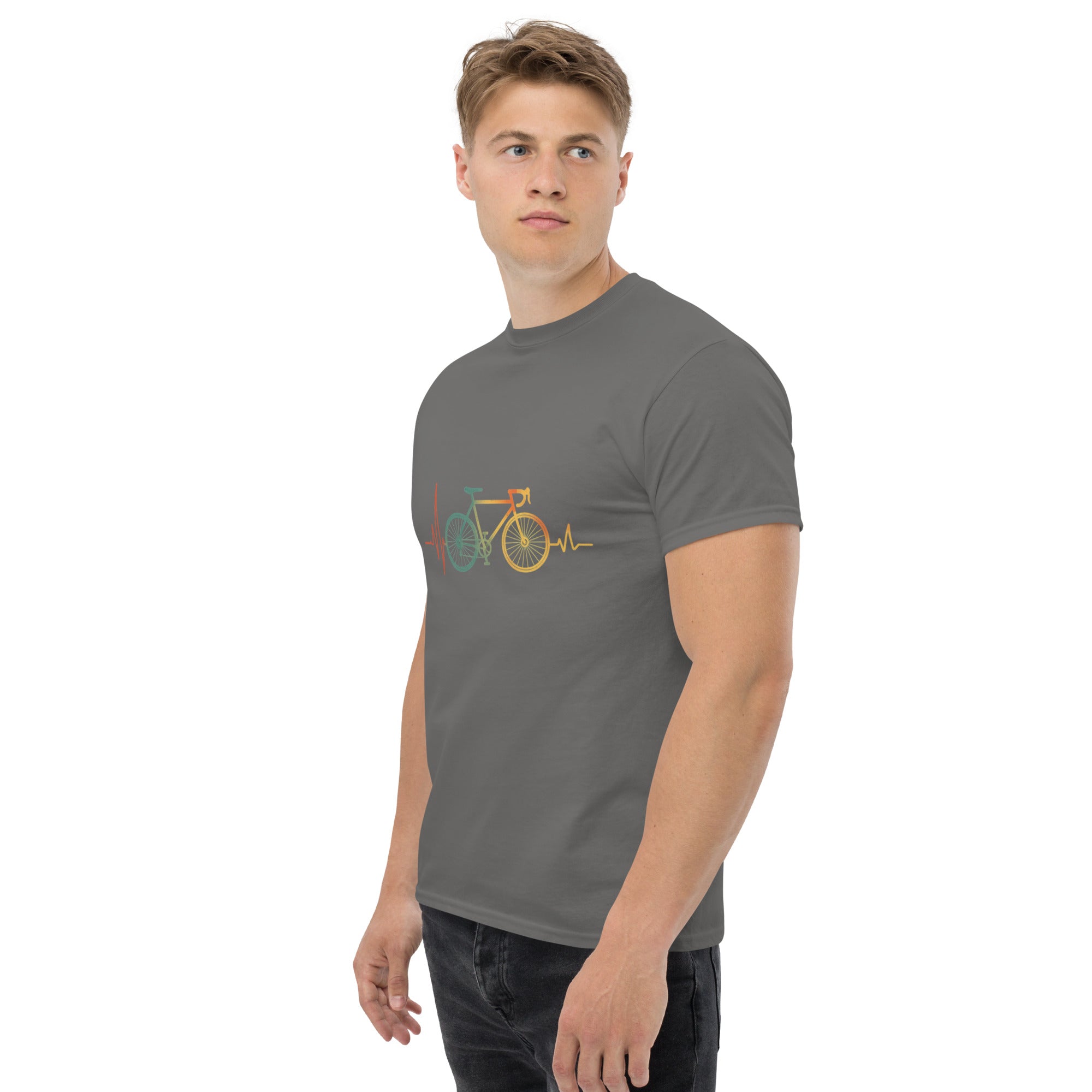 T-shirt Unisex Battito con Bici grossa-DTG-Biiply-Biiply